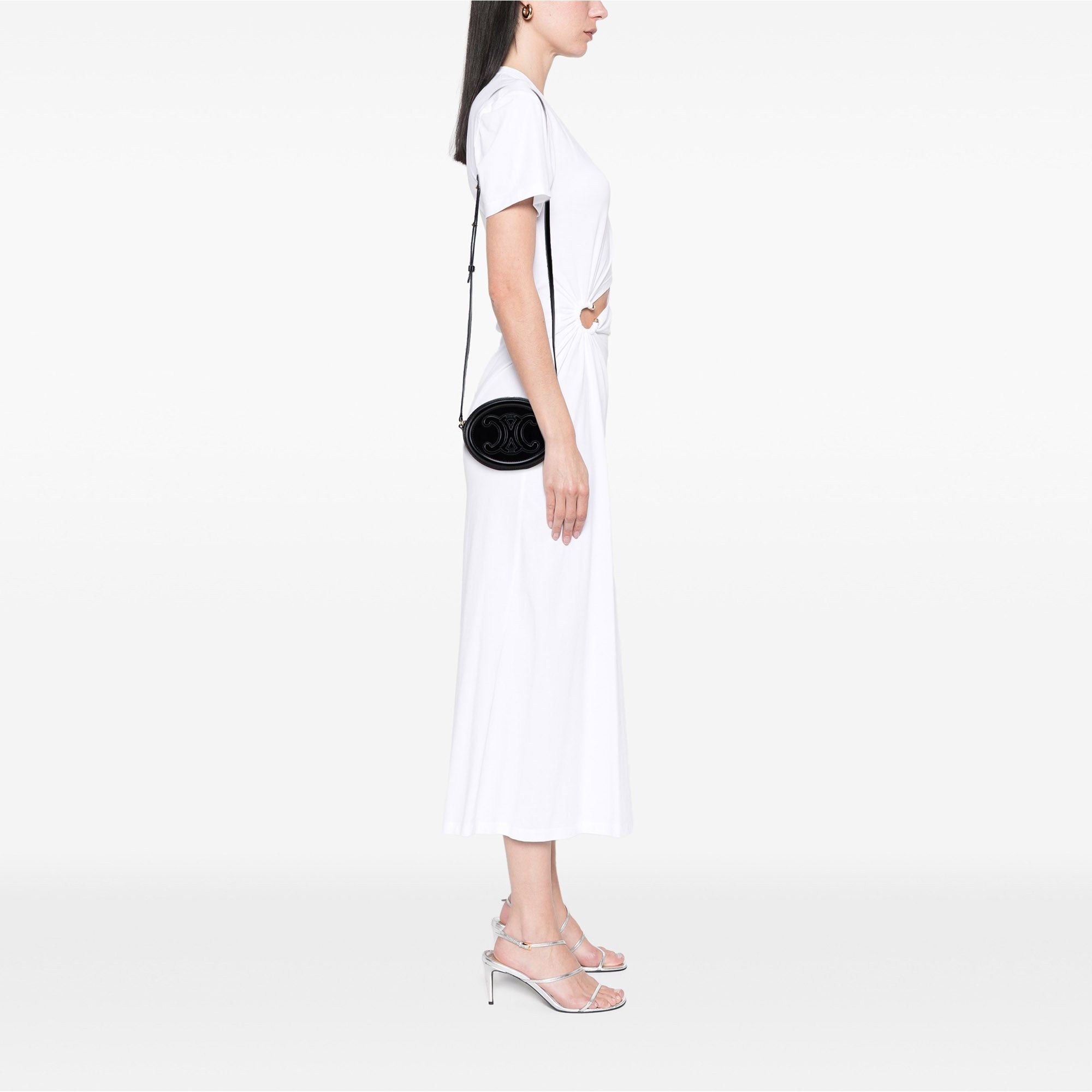 Celine Small Calfskin Cuir Triomphe Oval Crossbody Size ONE SIZE - 10 Thumbnail