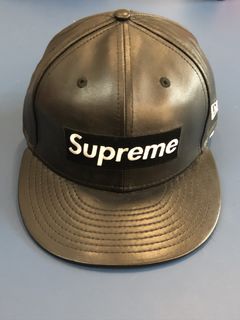 Supreme New Era Leather | Grailed