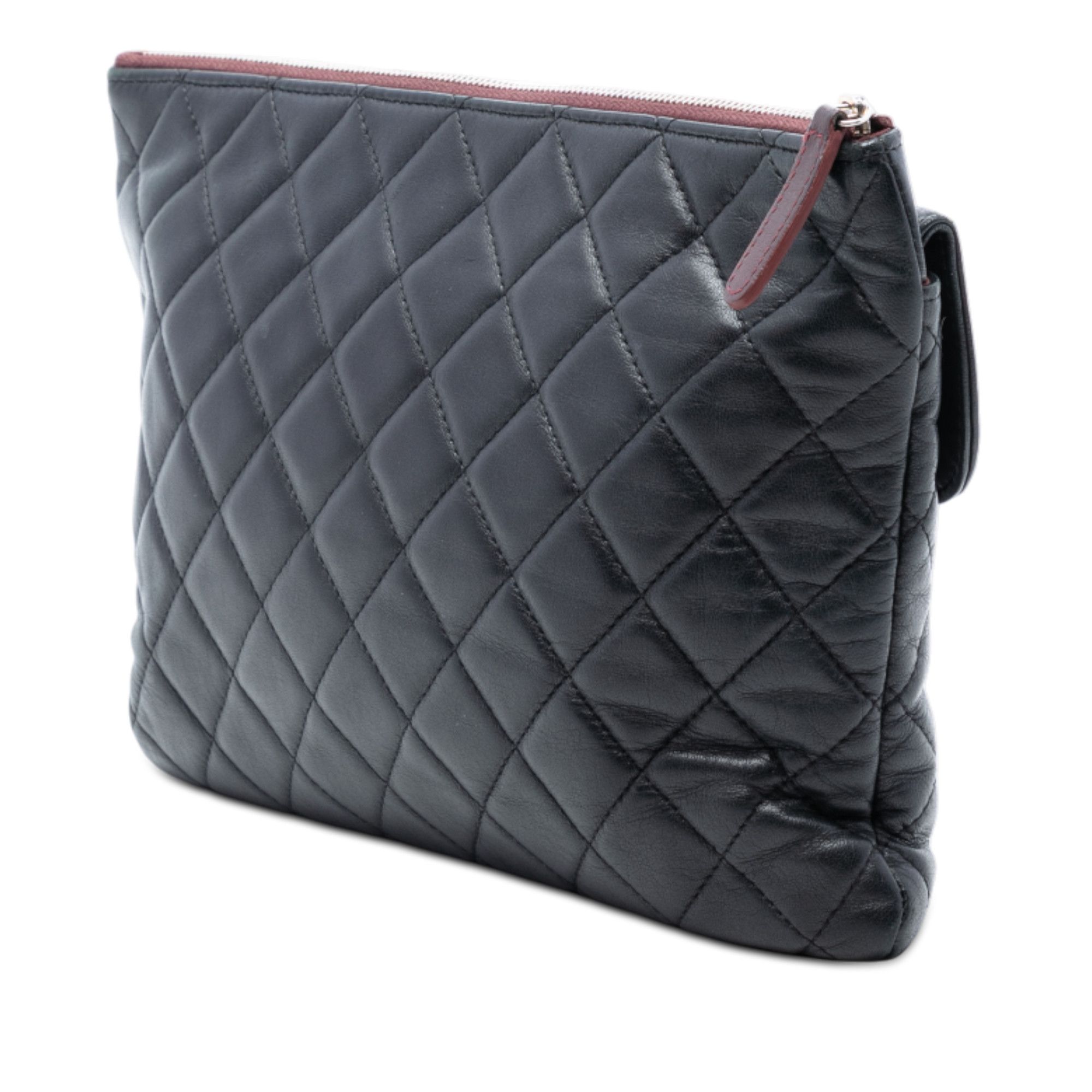 Chanel Chanel Medium CC Quilted Lambskin Flap Cosmetic Case Size ONE SIZE - 2 Thumbnail