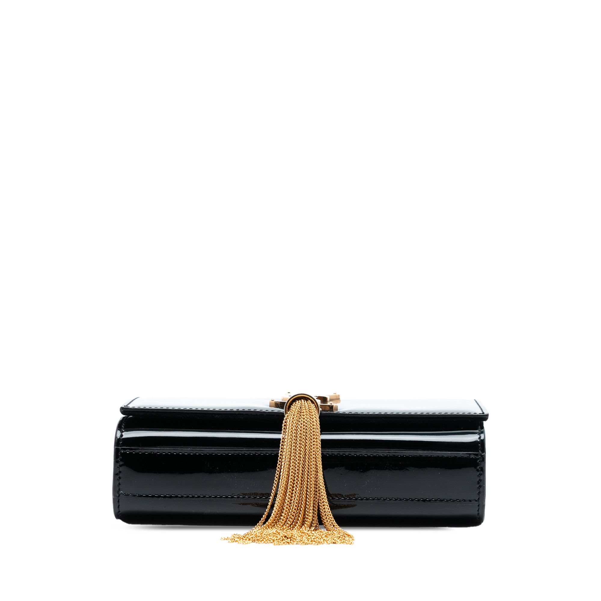 Yves Saint Laurent Yves Saint Laurent Small Patent Monogram Kate Tassel Crossbody Size ONE SIZE - 3 Thumbnail