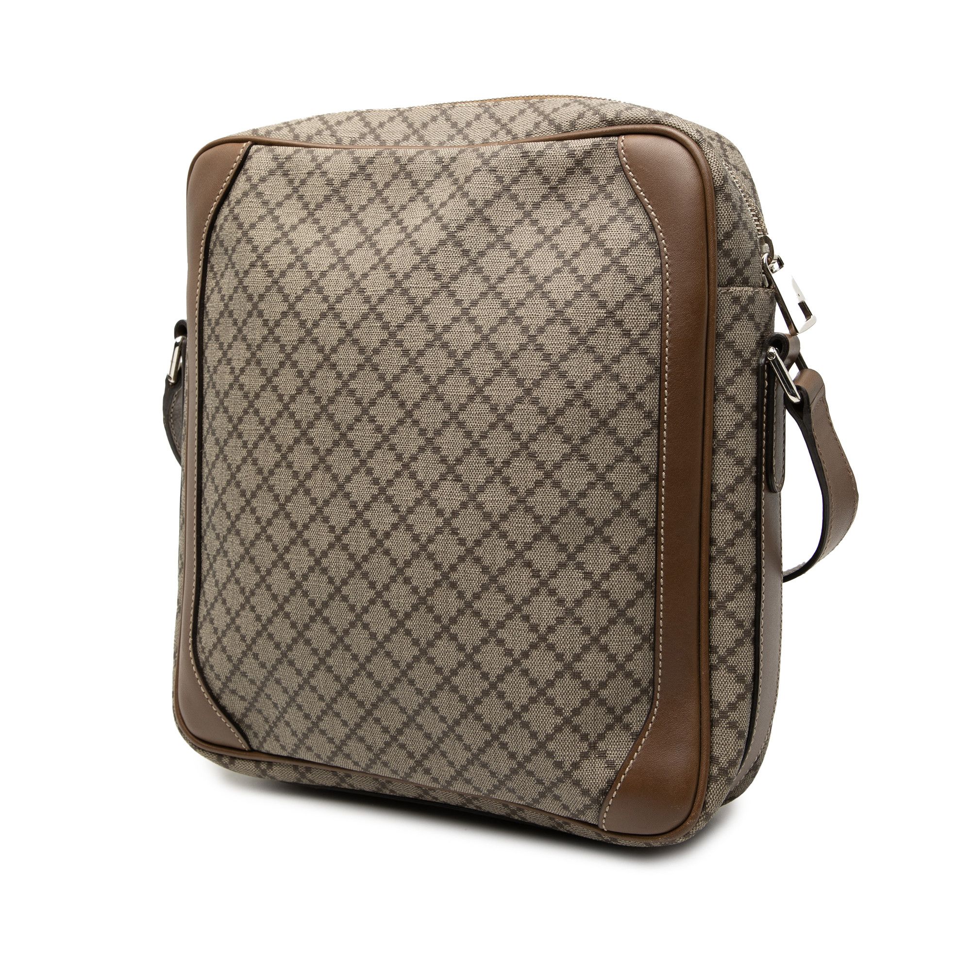 Gucci Gucci Diamante Coated Canvas Zip Crossbody Size ONE SIZE - 2 Thumbnail