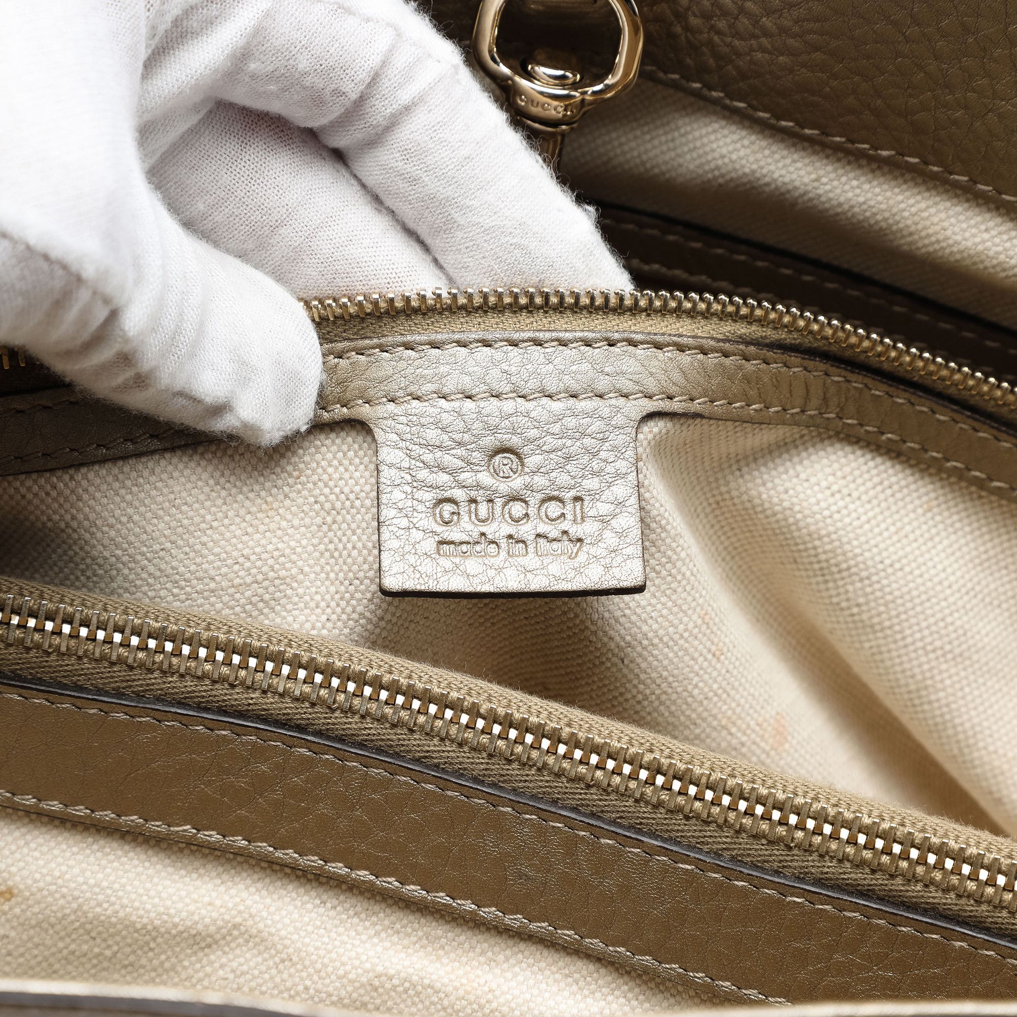 Gucci Gucci Medium GG Canvas Bella Tote Size ONE SIZE - 5 Thumbnail