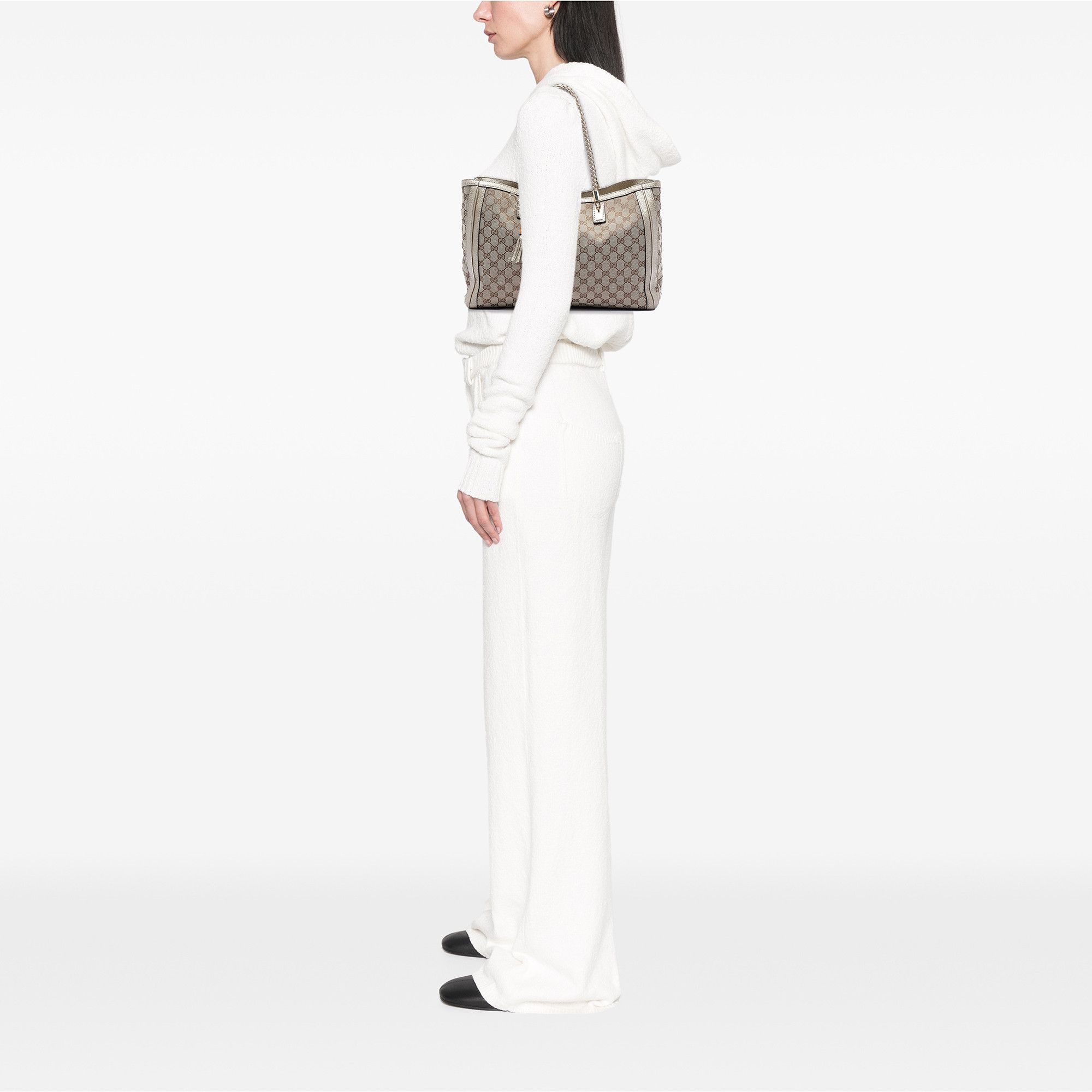 Gucci Gucci Medium GG Canvas Bella Tote Size ONE SIZE - 7 Thumbnail