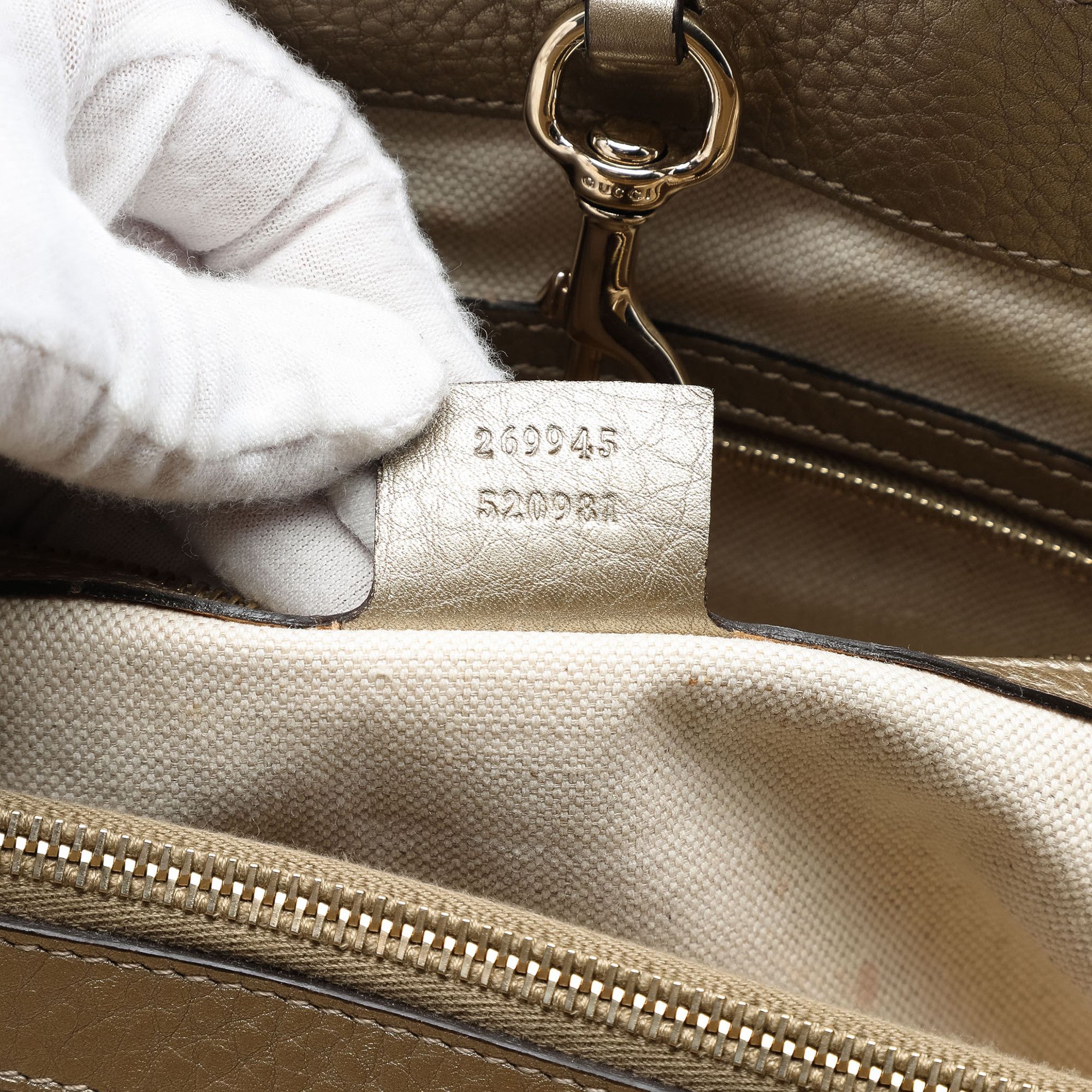 Gucci Gucci Medium GG Canvas Bella Tote Size ONE SIZE - 6 Thumbnail