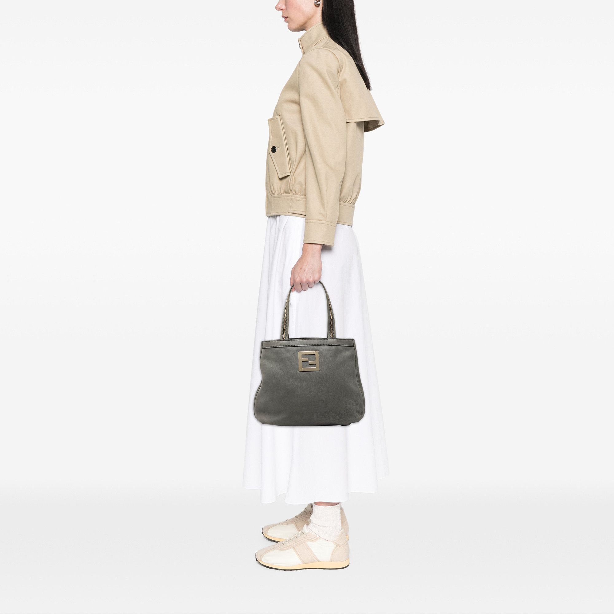 Fendi Fendi Nubuck FF Chains Tote Size ONE SIZE - 7 Thumbnail