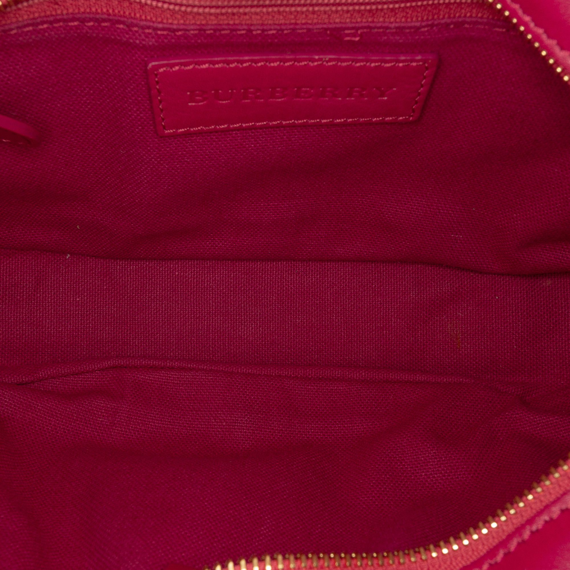 Burberry Burberry Haymarket Check Stripes Coated Canvas Crossbody Size ONE SIZE - 4 Thumbnail