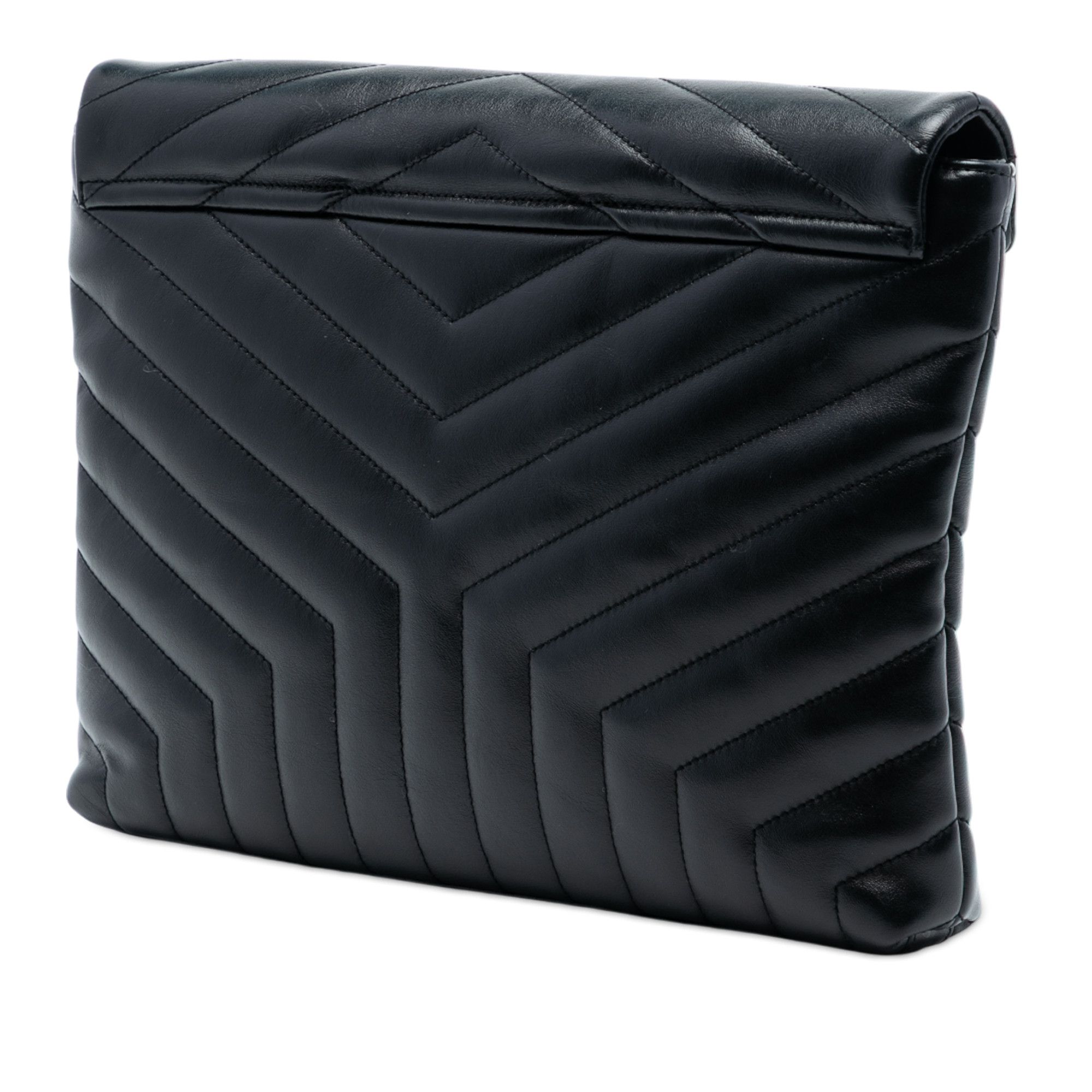 Yves Saint Laurent Yves Saint Laurent Matelasse Calfskin Monogram LouLou Document Clutch Size ONE SIZE - 2 Thumbnail