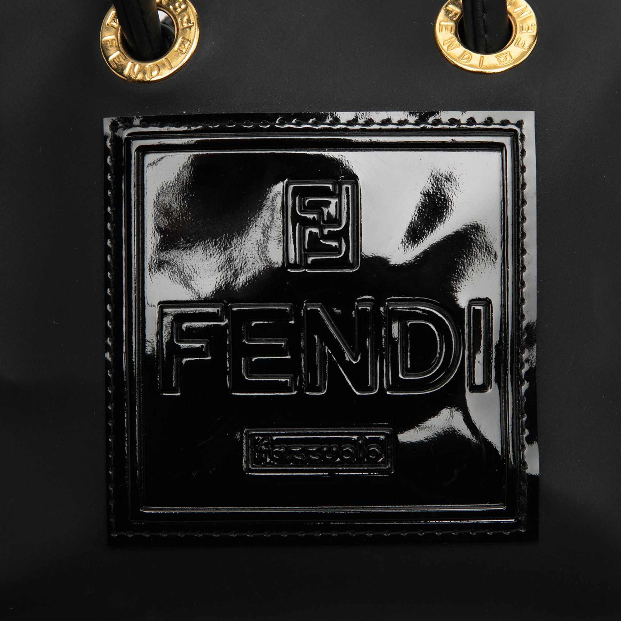 Fendi Fendi Mini Rubber FF Logo Shopper Tote Size ONE SIZE - 5 Thumbnail