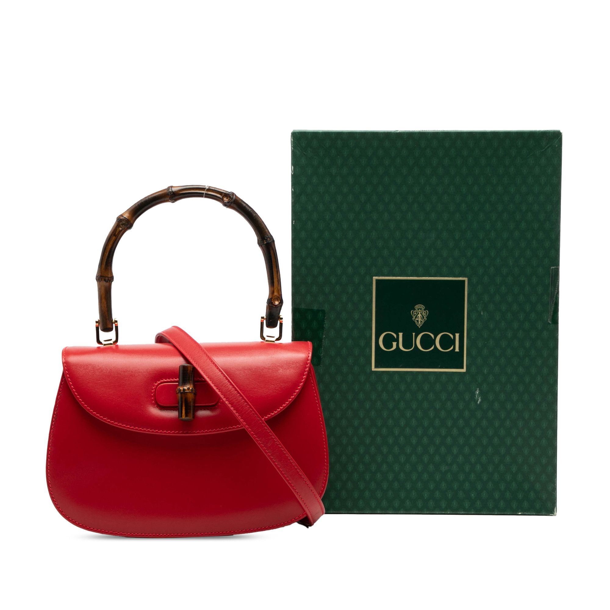 Gucci Gucci Small Calfskin Bamboo Night Size ONE SIZE - 8 Thumbnail