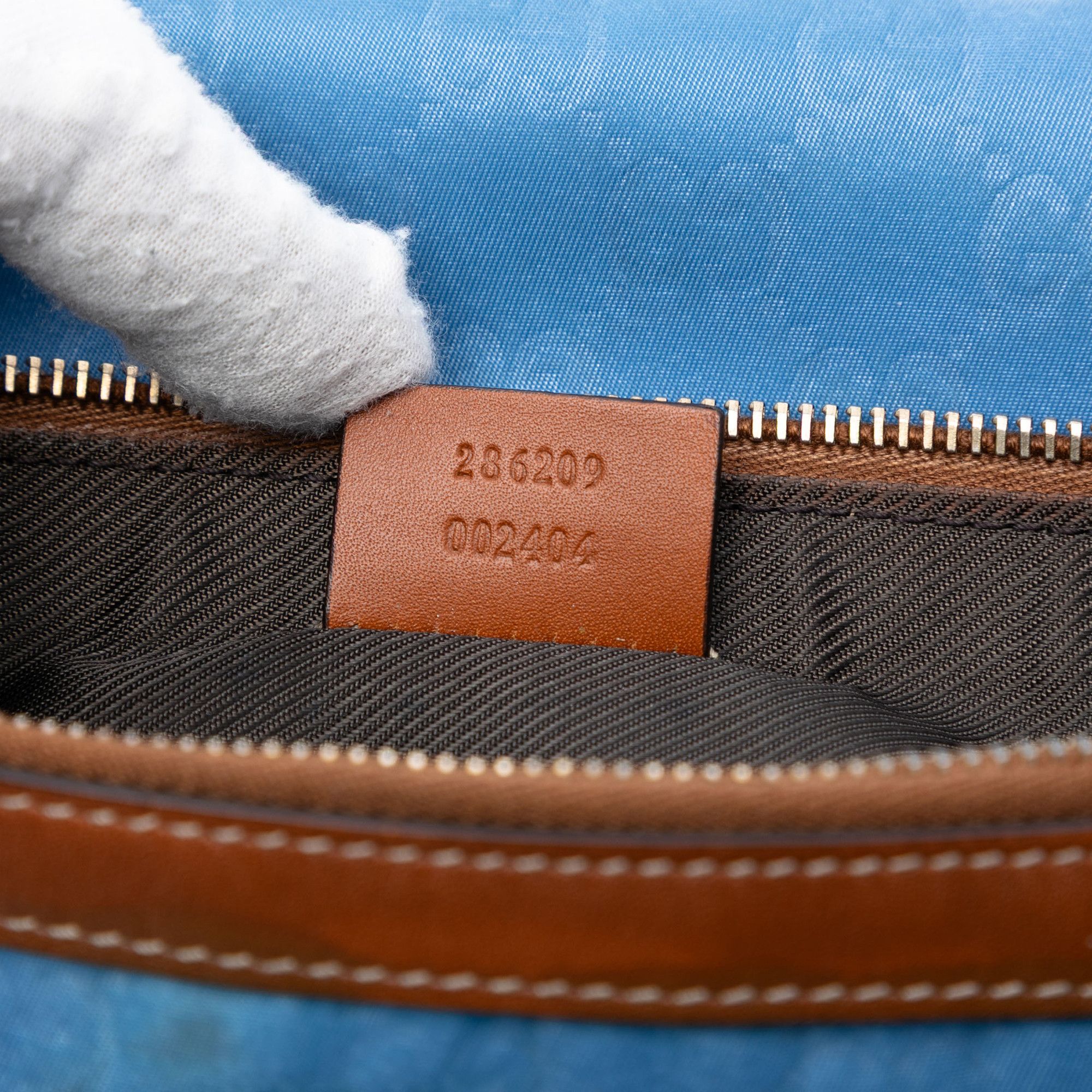 Gucci Gucci GG Nylon Top Zip Clutch Size ONE SIZE - 6 Thumbnail