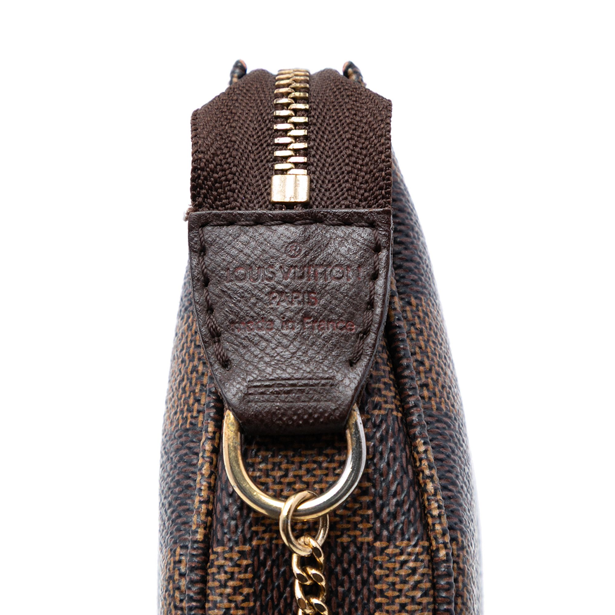 Louis Vuitton Louis Vuitton Damier Ebene Mini Pochette Accessoires Size ONE SIZE - 5 Thumbnail