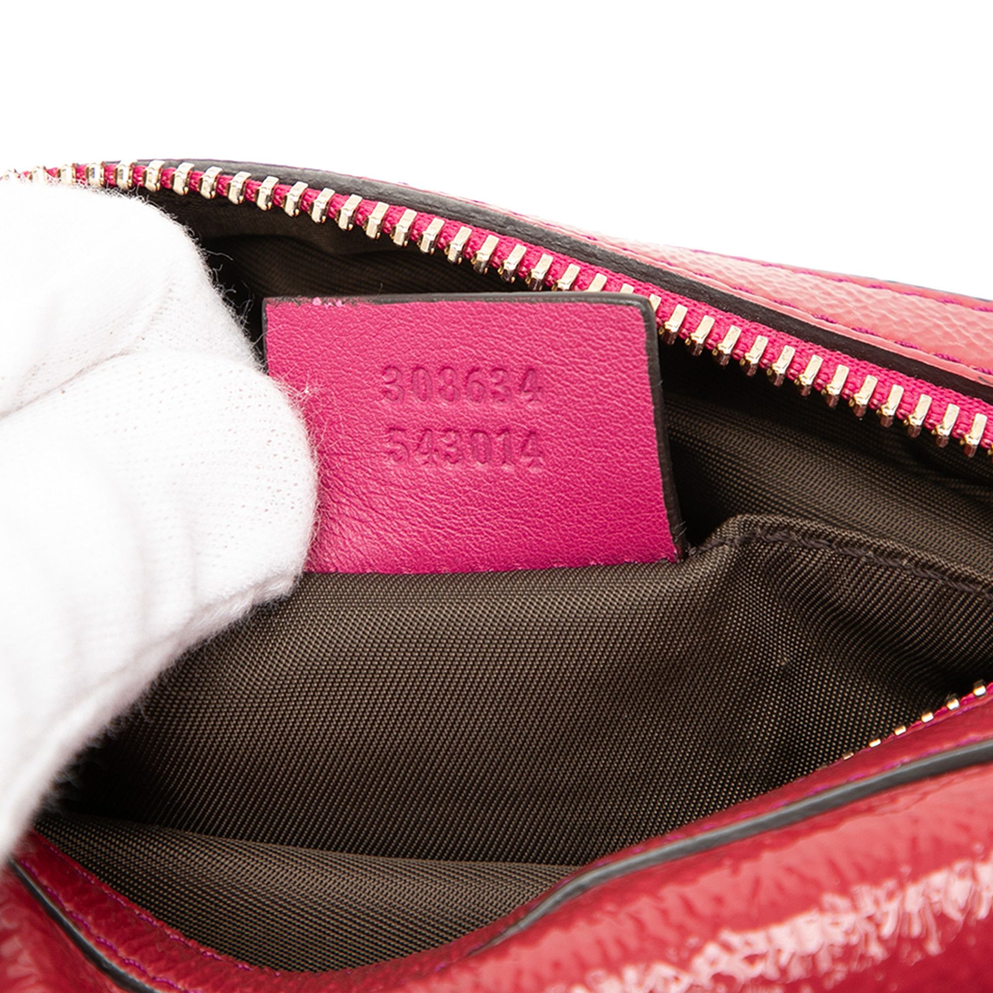 Gucci Gucci Patent Soho Cosmetic Pouch Size ONE SIZE - 6 Thumbnail
