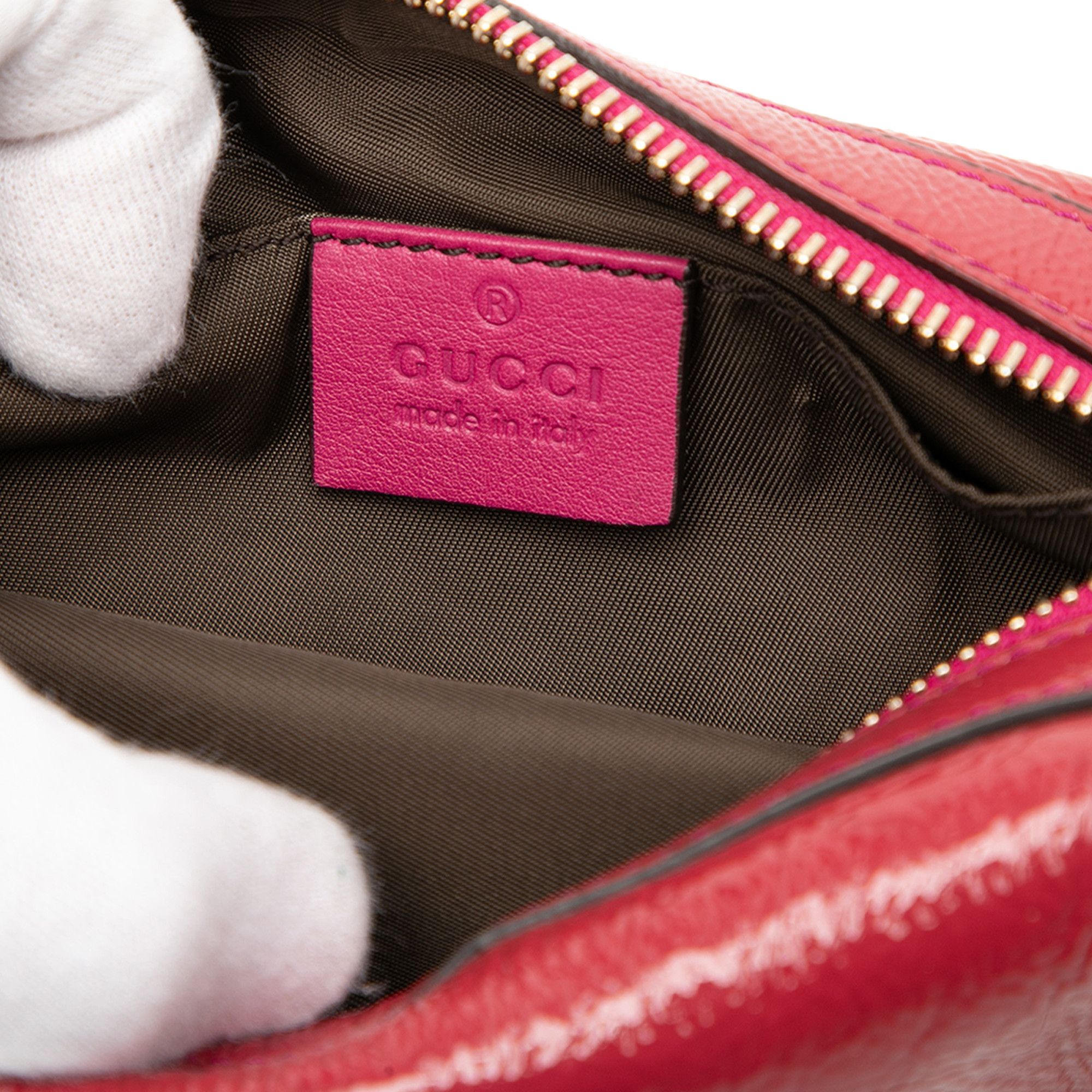 Gucci Gucci Patent Soho Cosmetic Pouch Size ONE SIZE - 5 Thumbnail