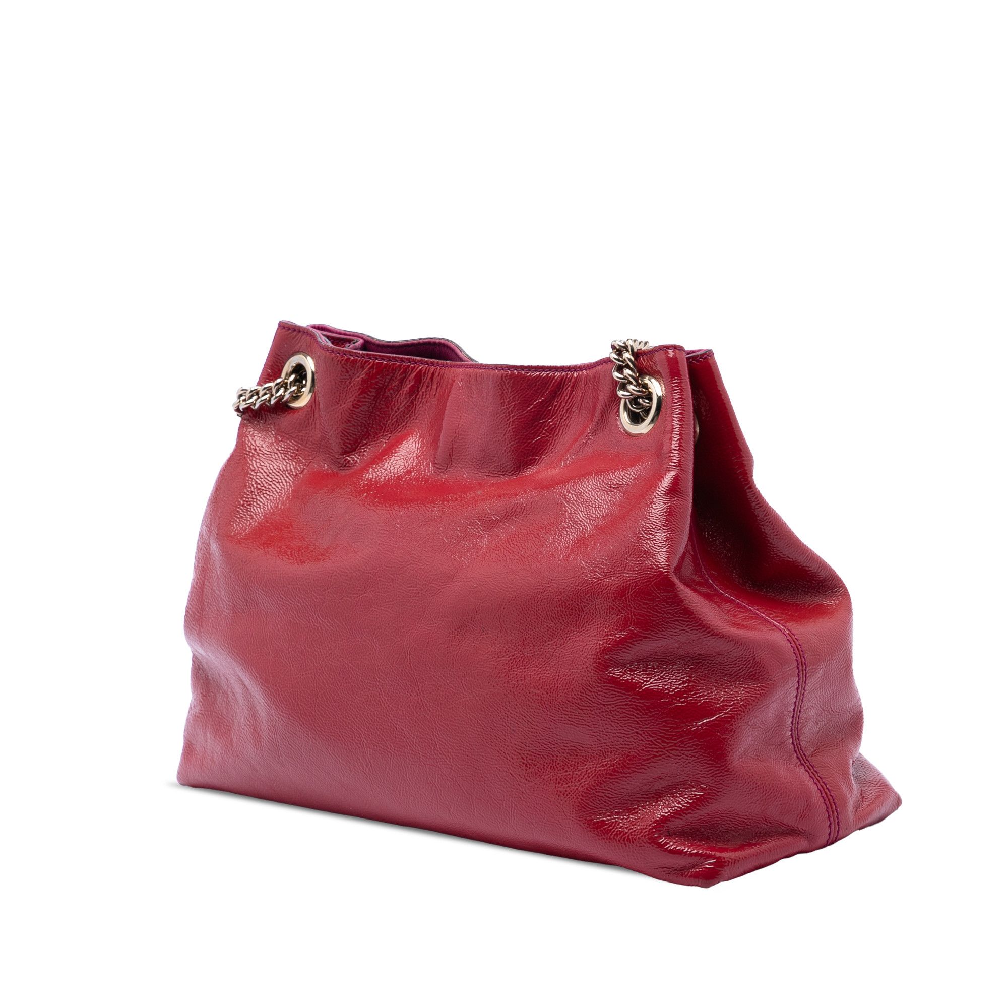 Gucci Gucci Medium Patent Soho Chain Tote Size ONE SIZE - 2 Thumbnail