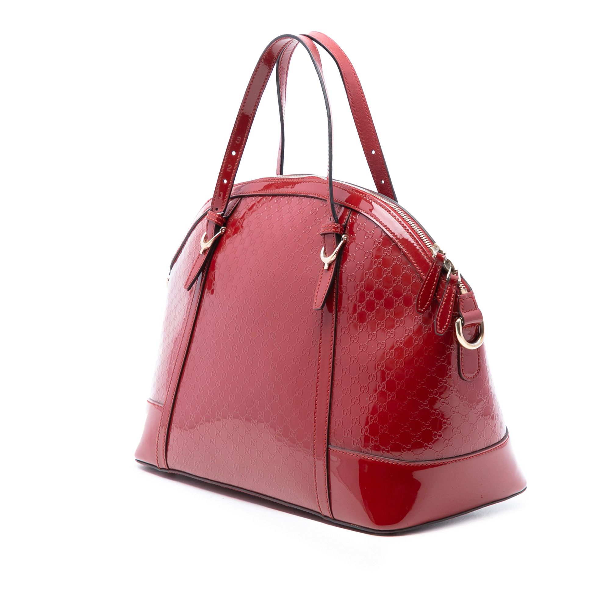 Gucci Gucci Large Microguccissima Patent Nice Dome Satchel Size ONE SIZE - 2 Thumbnail