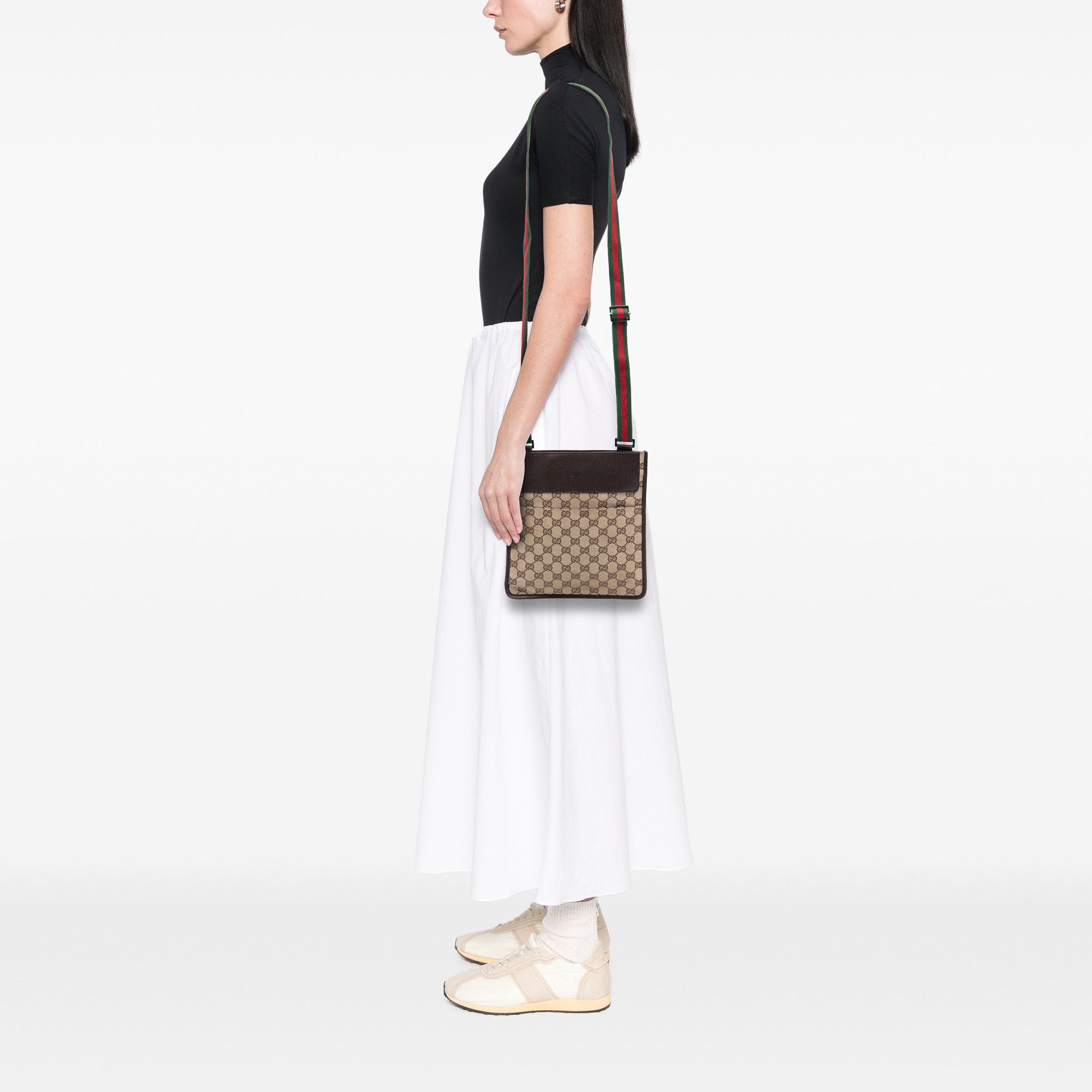 Gucci Gucci GG Canvas Web Crossbody Size ONE SIZE - 7 Thumbnail