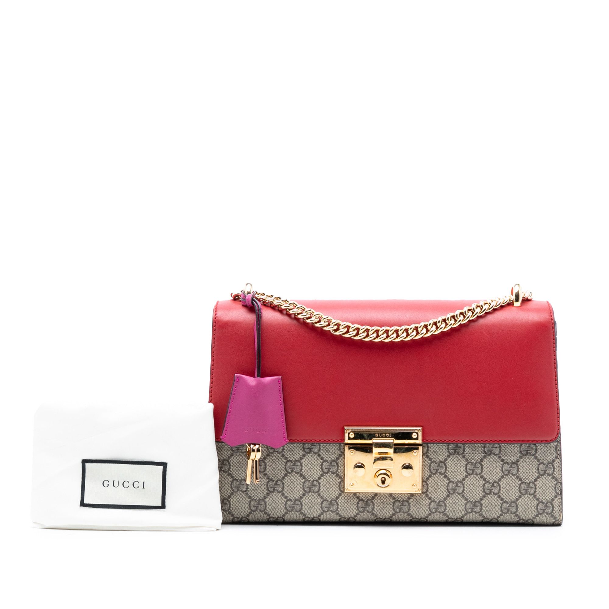 Gucci Gucci Medium GG Supreme Padlock Shoulder Bag Size ONE SIZE - 8 Thumbnail