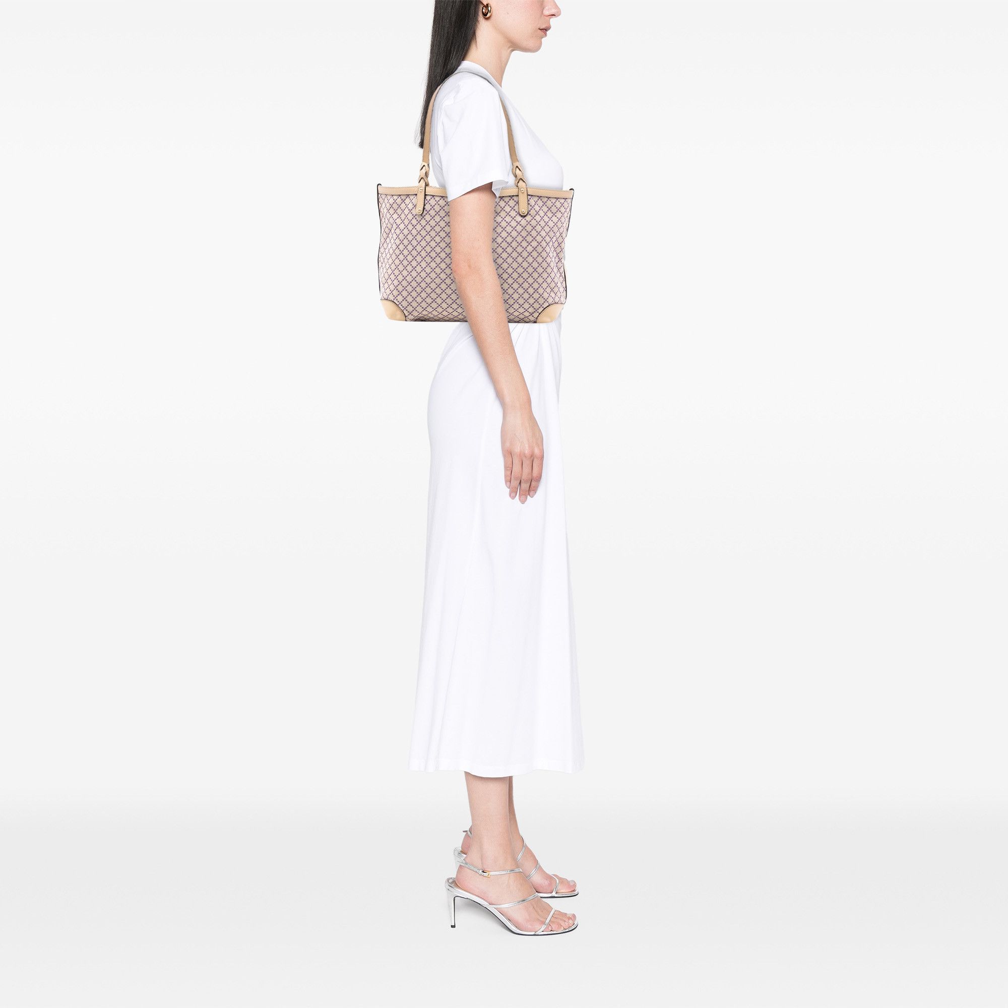 Gucci Gucci Medium Diamante Canvas Craft Tote Size ONE SIZE - 7 Thumbnail