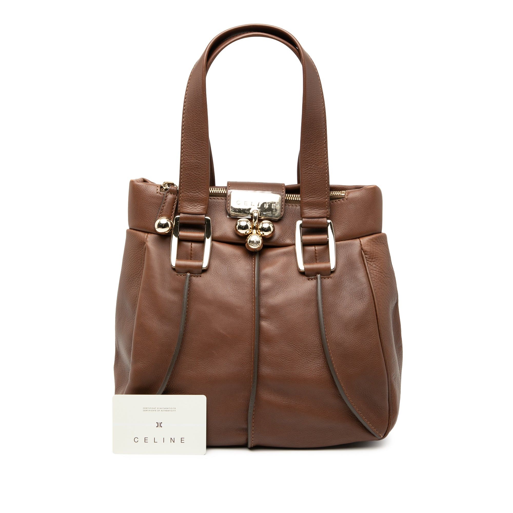 Celine Leather Handbag Size ONE SIZE - 8 Thumbnail