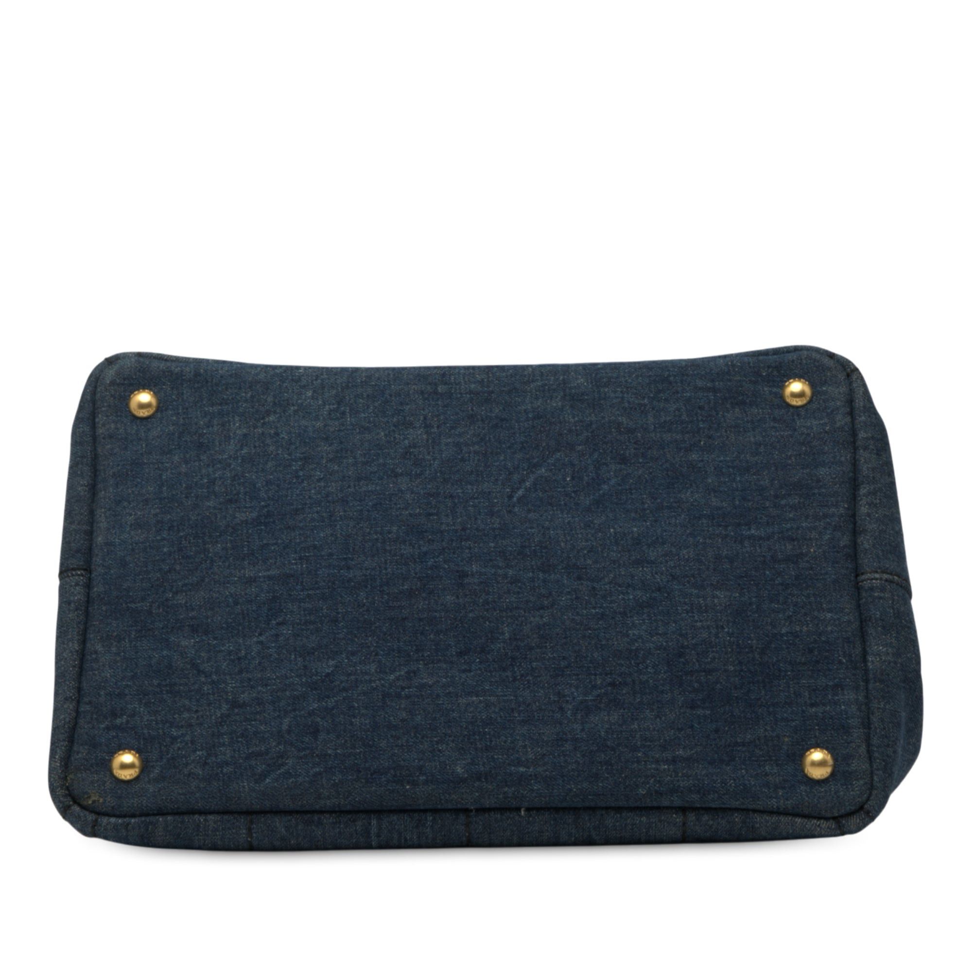 Prada Denim Canapa Logo Satchel Size ONE SIZE - 3 Thumbnail