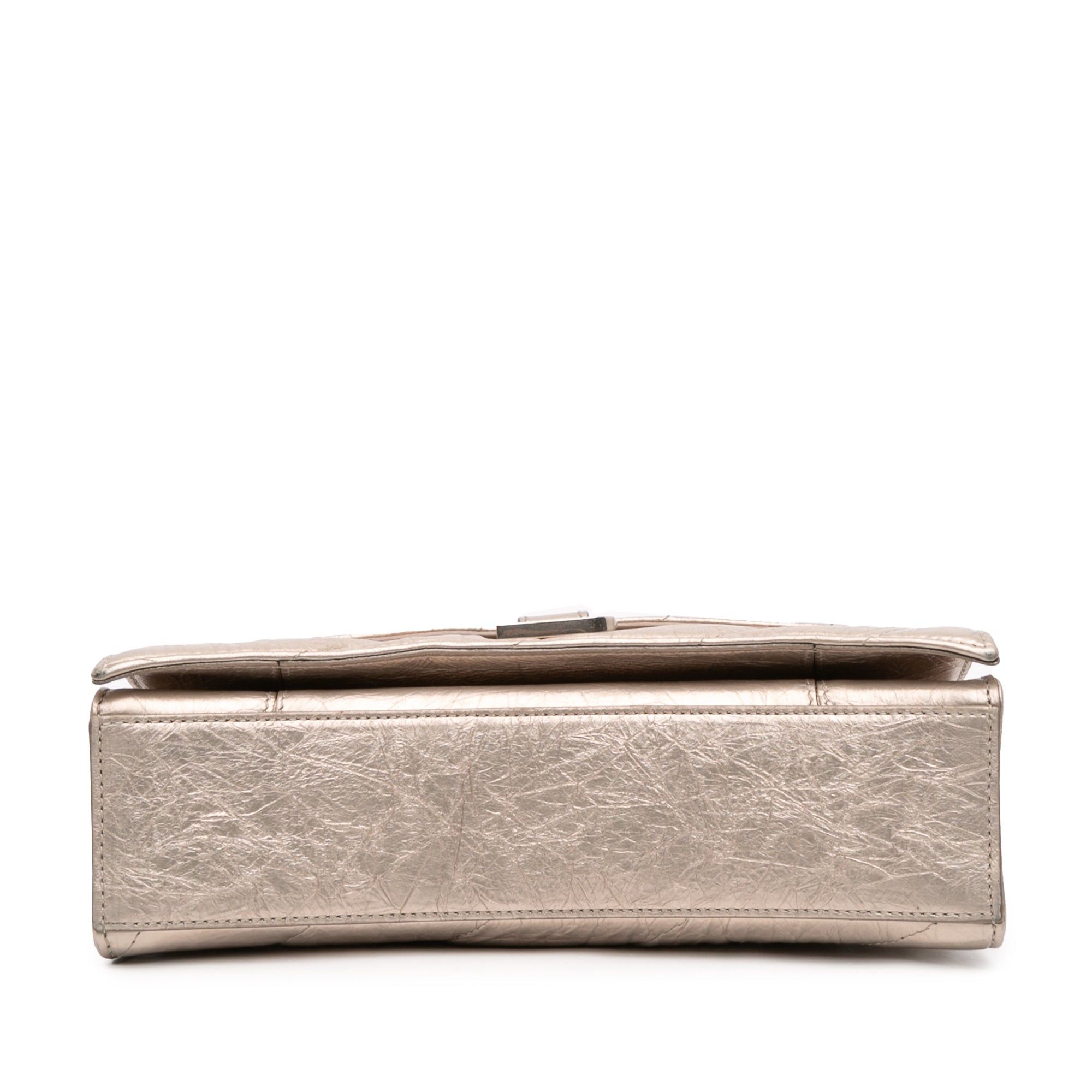 Balenciaga Small Metallic Calfskin Crush Chain Shoulder Bag Size ONE SIZE - 3 Thumbnail
