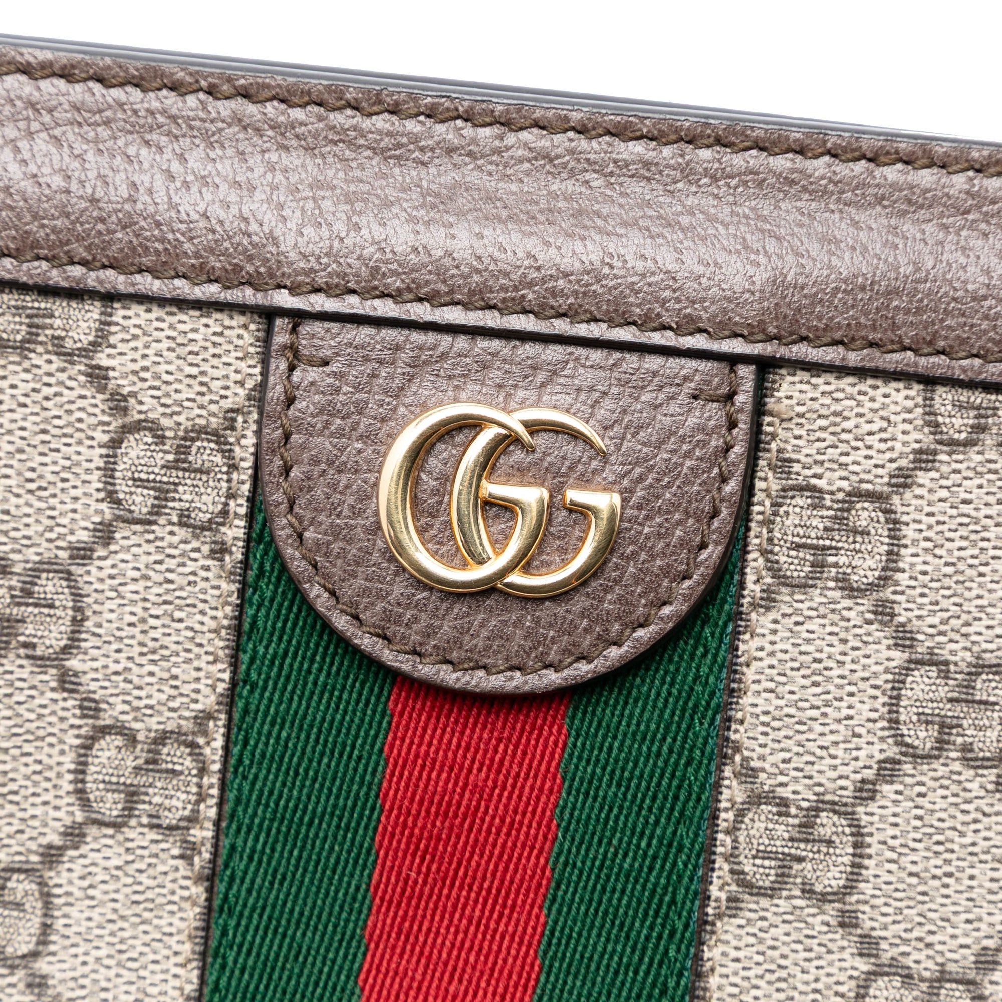Gucci Small GG Supreme Web Ophidia Chain Crossbody Size ONE SIZE - 6 Thumbnail