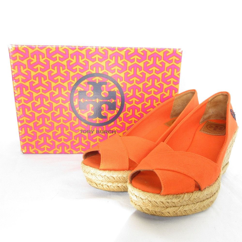 Tory Burch Tory Burch Tory Burch FILIPA Espadrille Wedge Pumps Textile Shoes 51118419 DUTY FREE for USA Size ONE SIZE - 10 Thumbnail