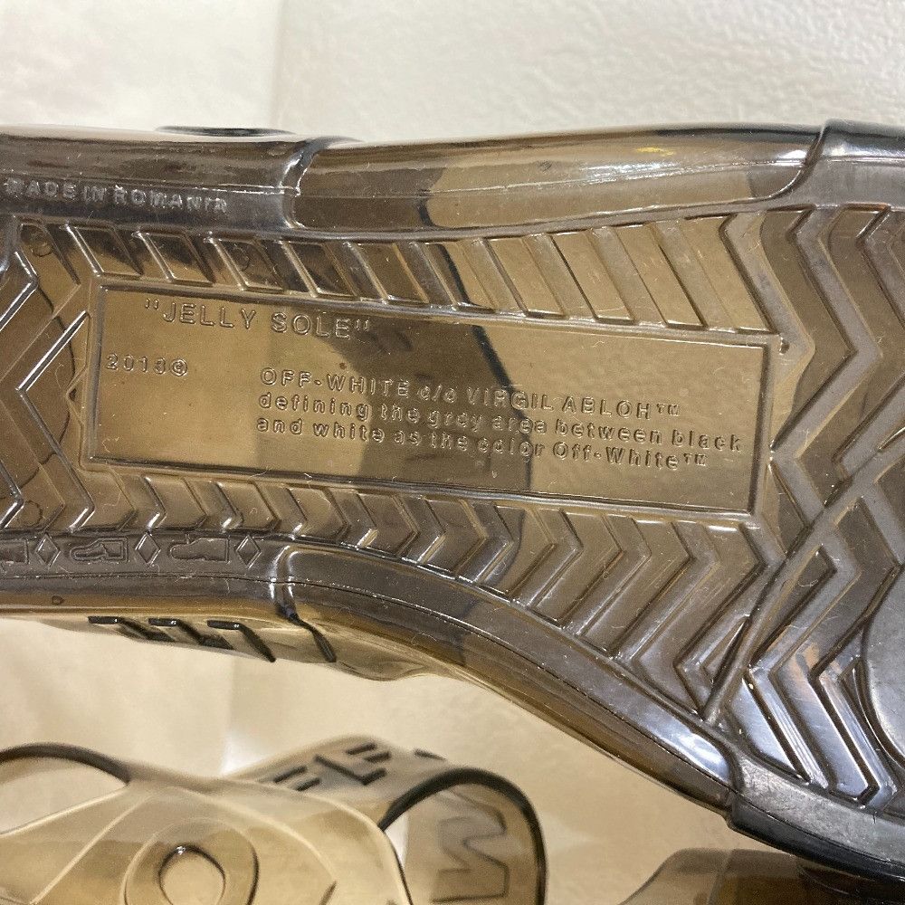Off-White Off-White OFF-WHITE Jelly Sole Sandals Plastic / Synthetic Shoes DUTY FREE for USA Size ONE SIZE - 9 Thumbnail