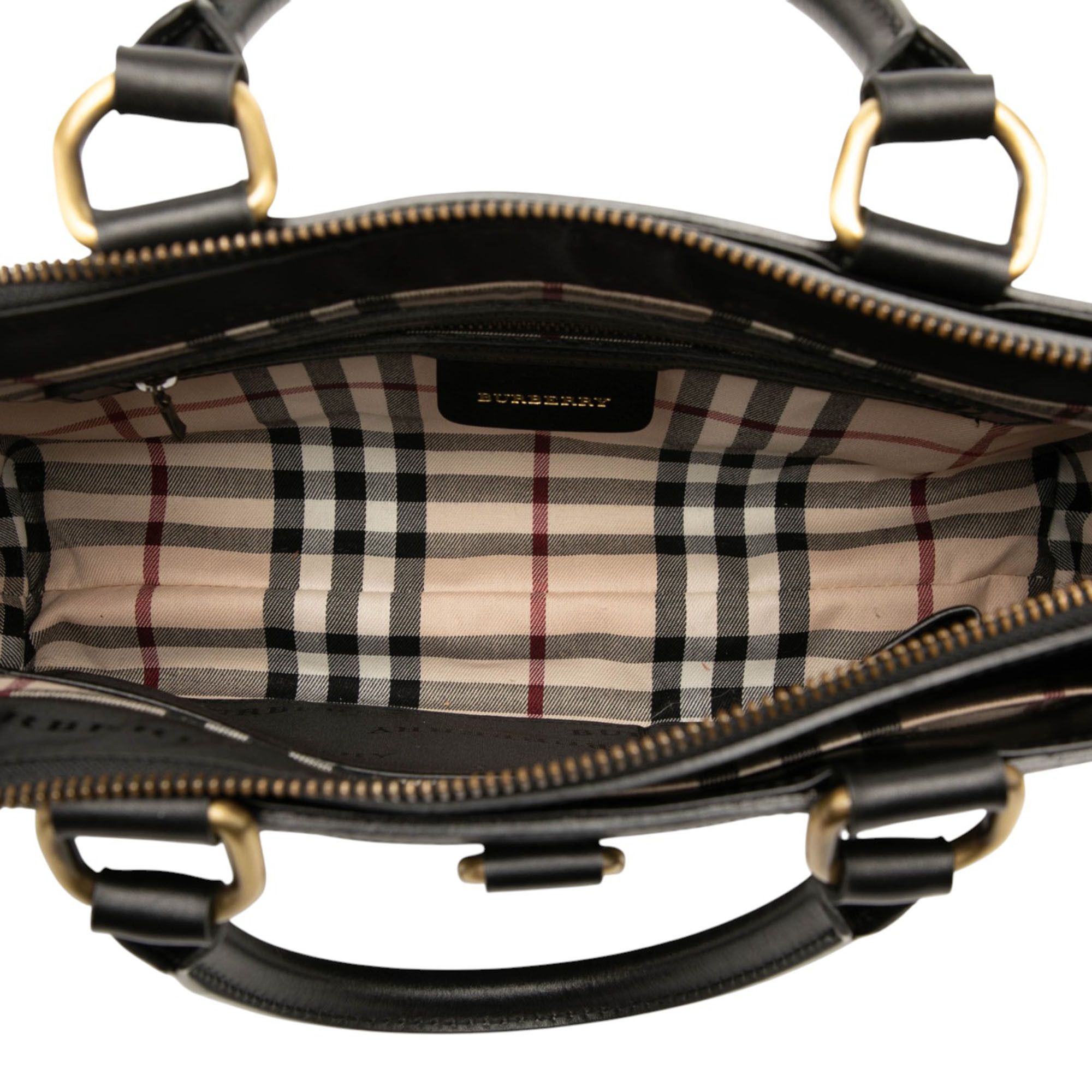Burberry Burberry Leather Handbag Size ONE SIZE - 4 Thumbnail
