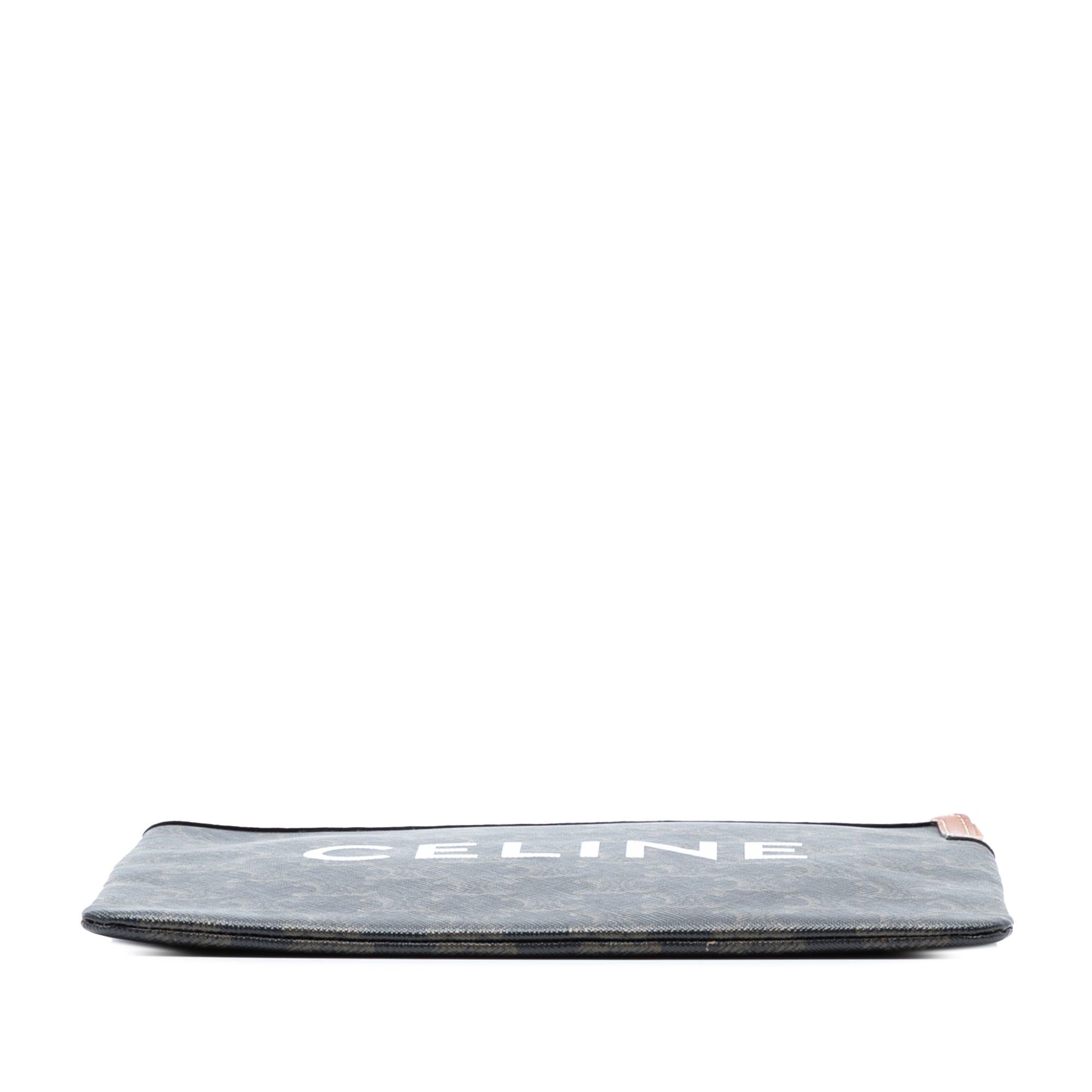 Celine Small Triomphe Coated Canvas Clutch Size ONE SIZE - 3 Thumbnail
