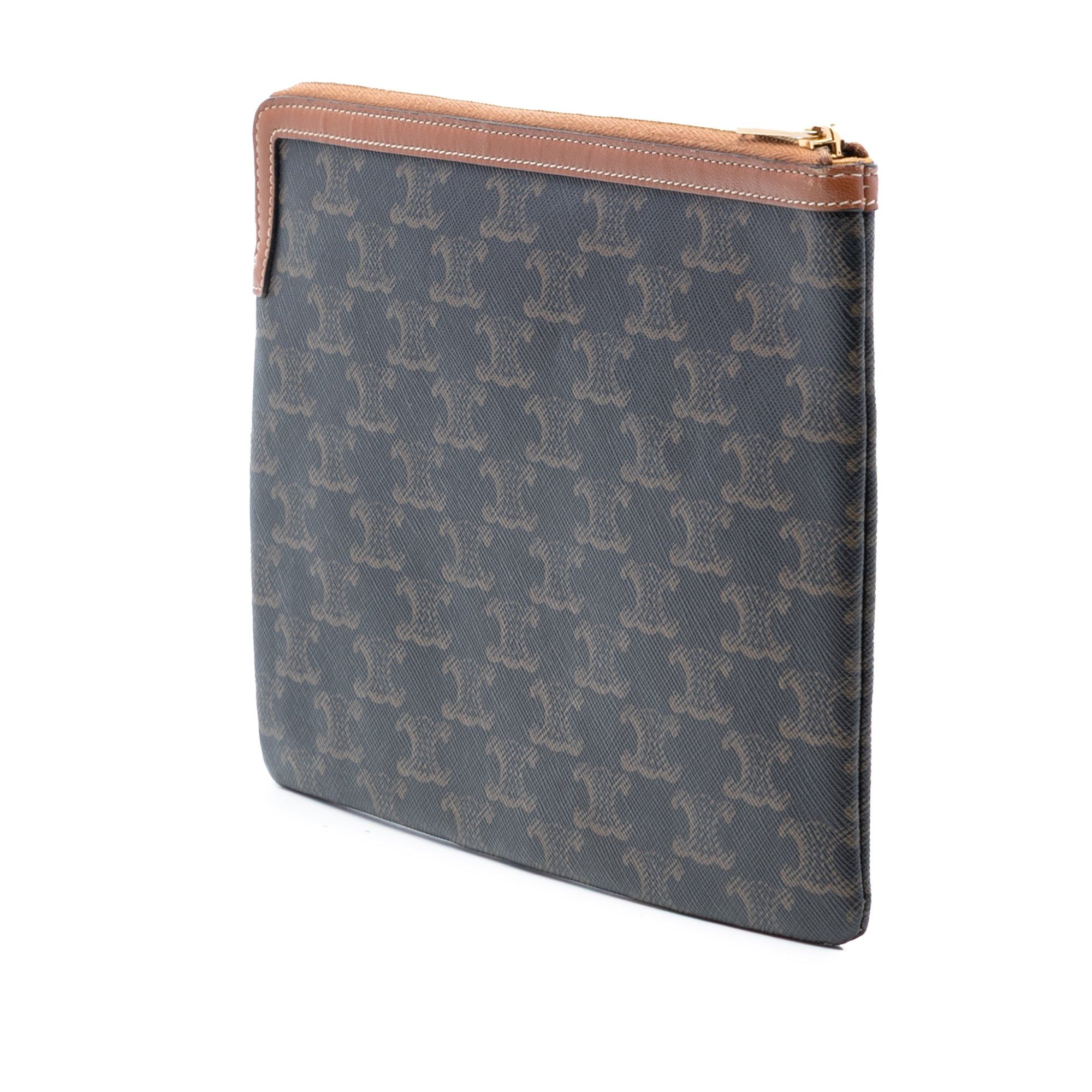Celine Small Triomphe Coated Canvas Clutch Size ONE SIZE - 2 Thumbnail