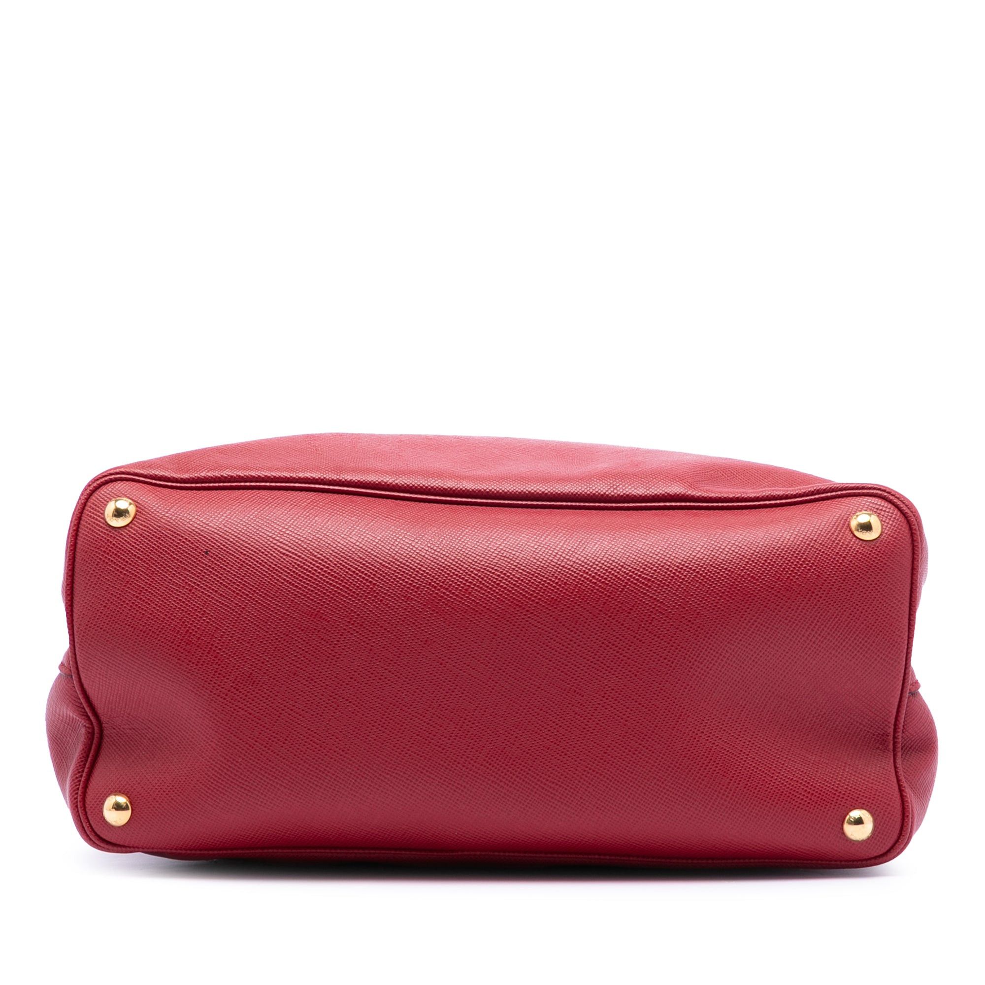 Prada Large Saffiano Cuir Double Satchel Size ONE SIZE - 3 Thumbnail