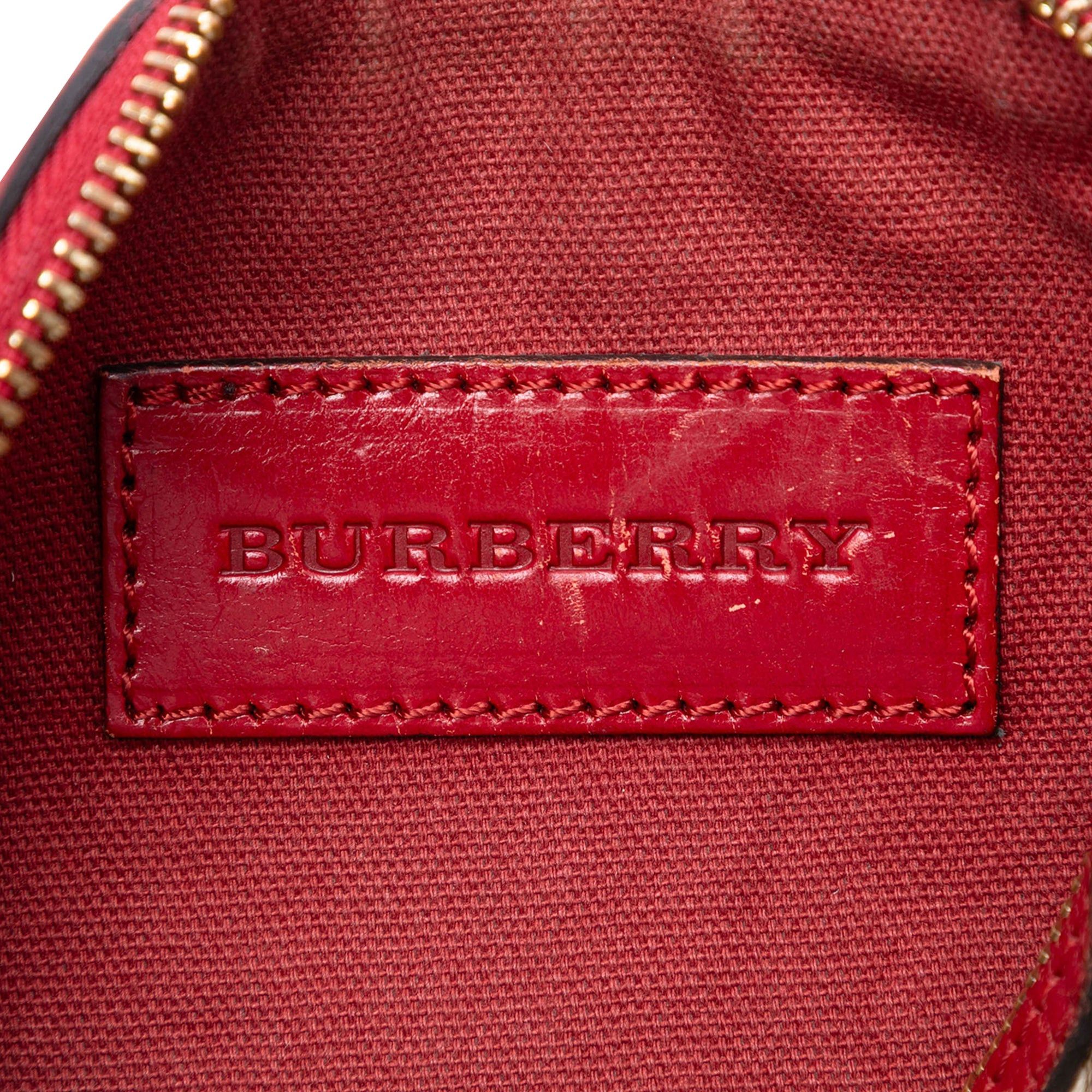 Burberry Mini Haymarket Check Coated Canvas Blaze Crossbody Size ONE SIZE - 5 Thumbnail