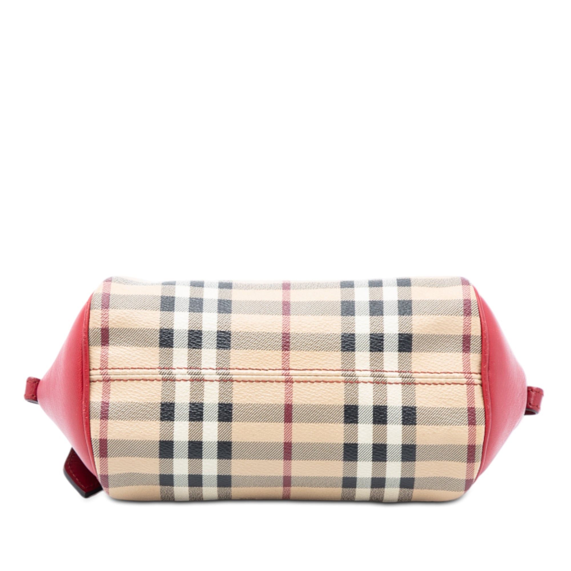 Burberry Mini Haymarket Check Coated Canvas Blaze Crossbody Size ONE SIZE - 3 Thumbnail