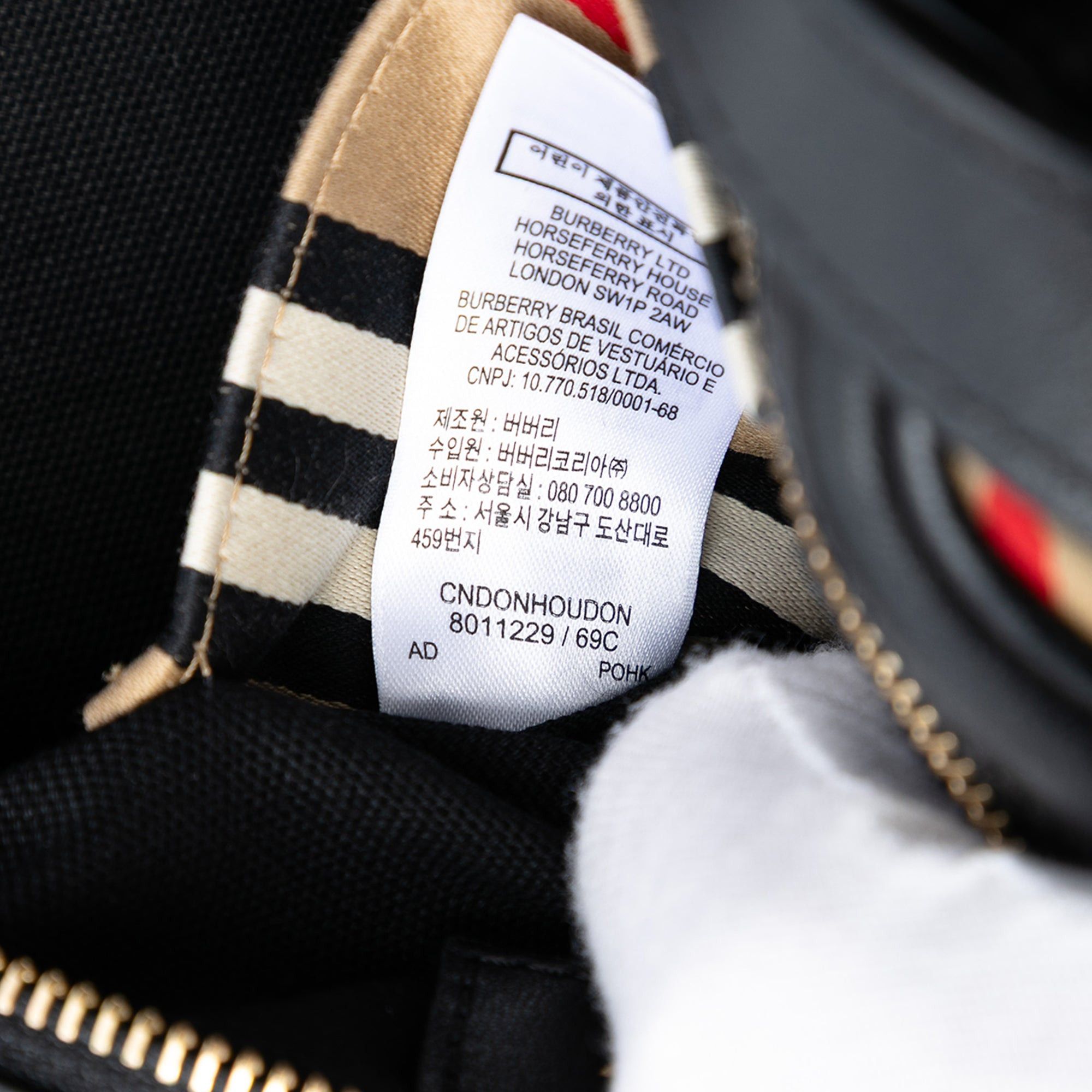 Burberry Icon Stripe Canvas Louise Crossbody Size ONE SIZE - 6 Thumbnail