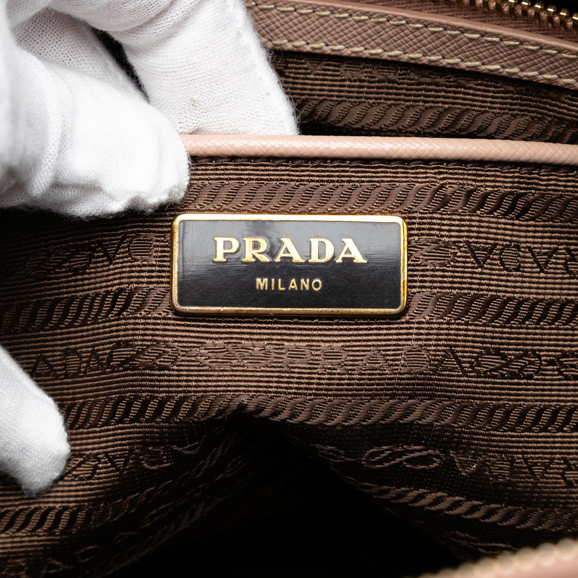 Prada Large Saffiano Lux Galleria Double Zip Satchel Size ONE SIZE - 5 Thumbnail