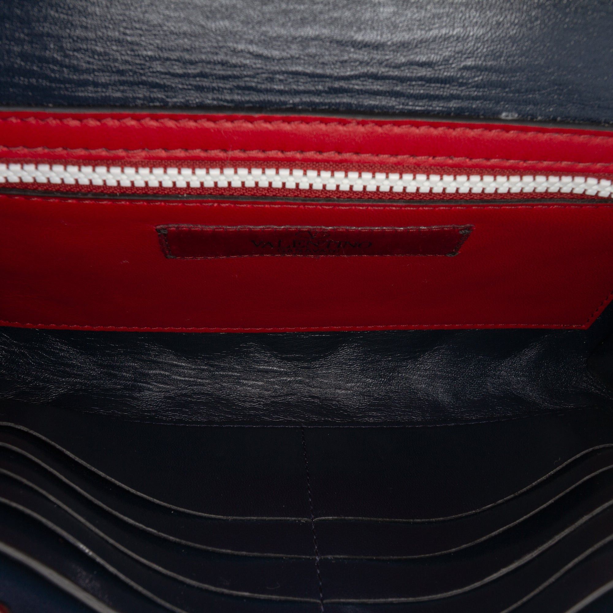 Valentino Quilted Lambskin Free Rockstud Spike Wallet On Chain Size ONE SIZE - 4 Thumbnail