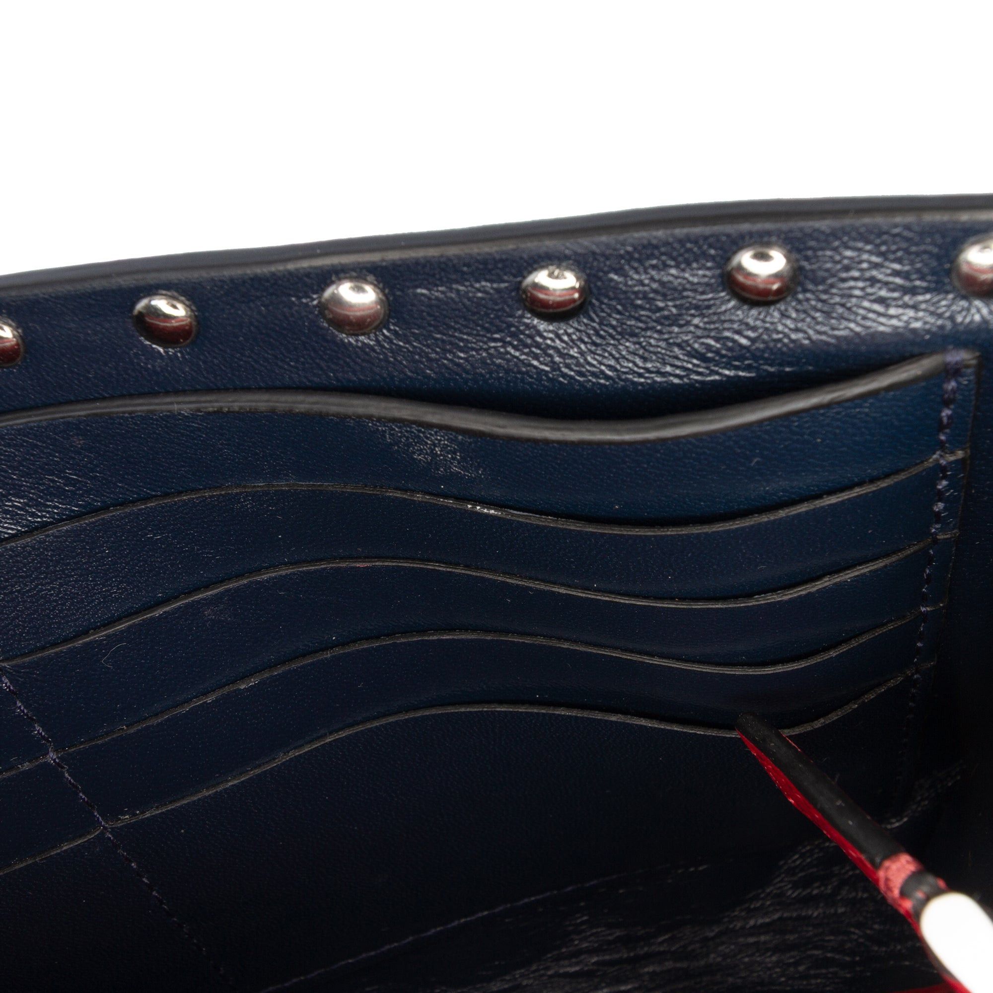 Valentino Quilted Lambskin Free Rockstud Spike Wallet On Chain Size ONE SIZE - 6 Thumbnail