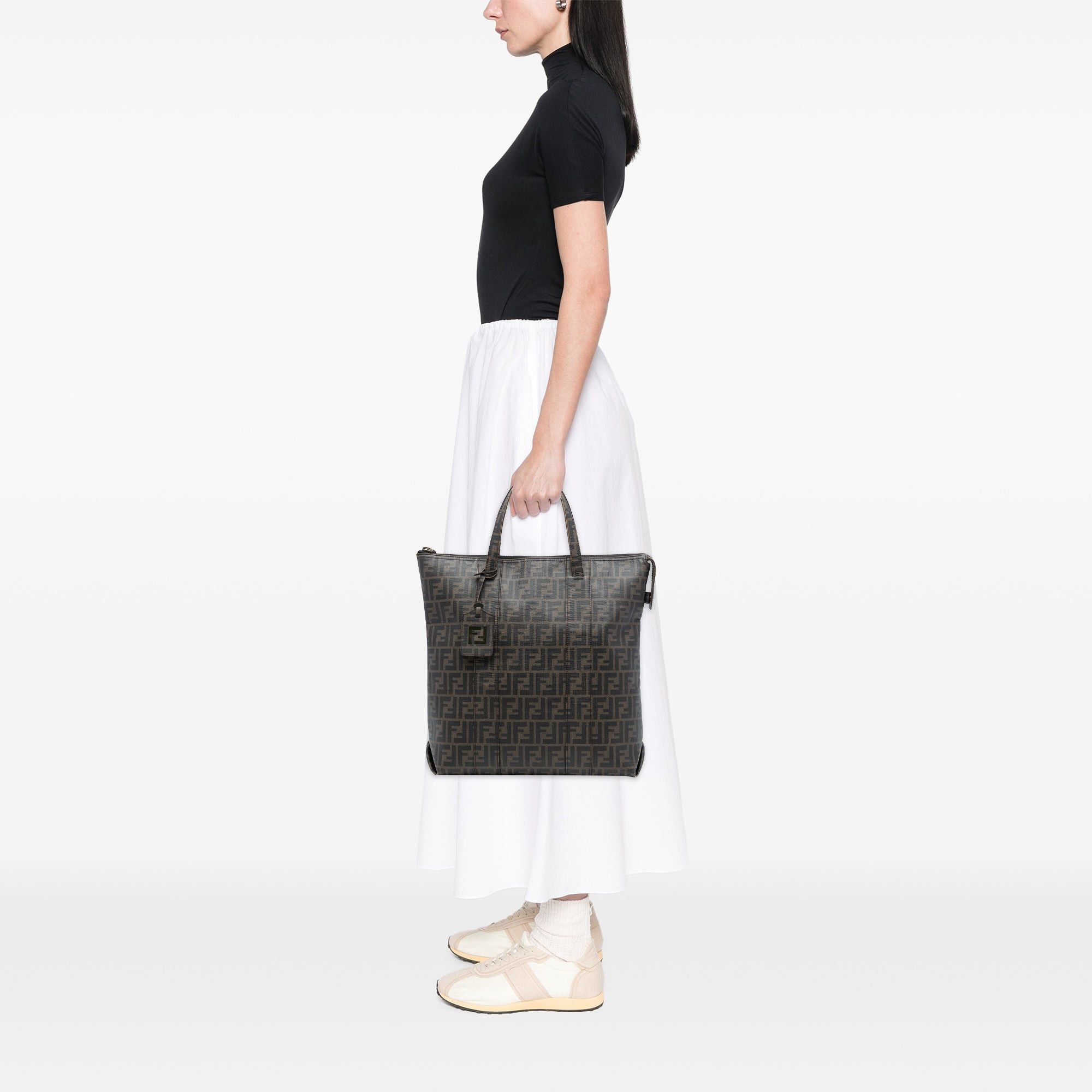 Fendi Zucca Coated Canvas Vertical Tote Size ONE SIZE - 7 Thumbnail