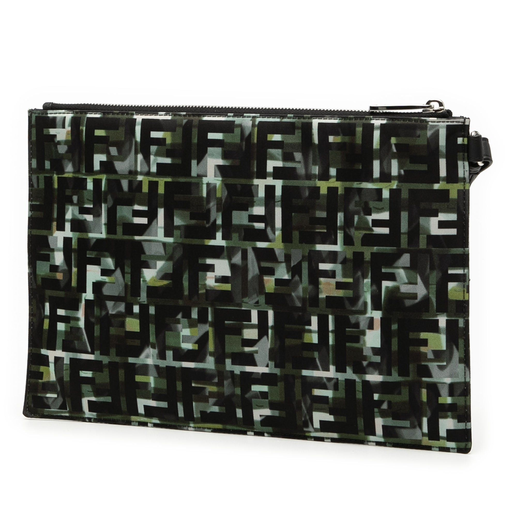 Fendi FF 1974 Nylon Camouflage Wristlet Pouch Size ONE SIZE - 2 Thumbnail