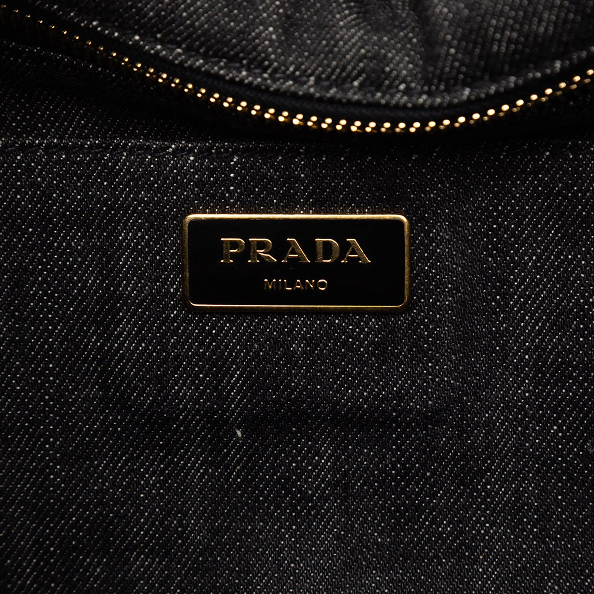 Prada Small Denim Canapa Logo Satchel Size ONE SIZE - 5 Thumbnail