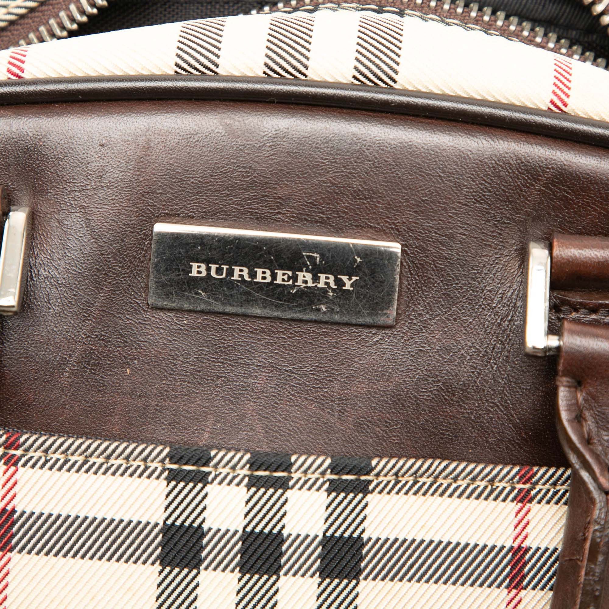 Burberry House Check Canvas Handbag Size ONE SIZE - 5 Thumbnail