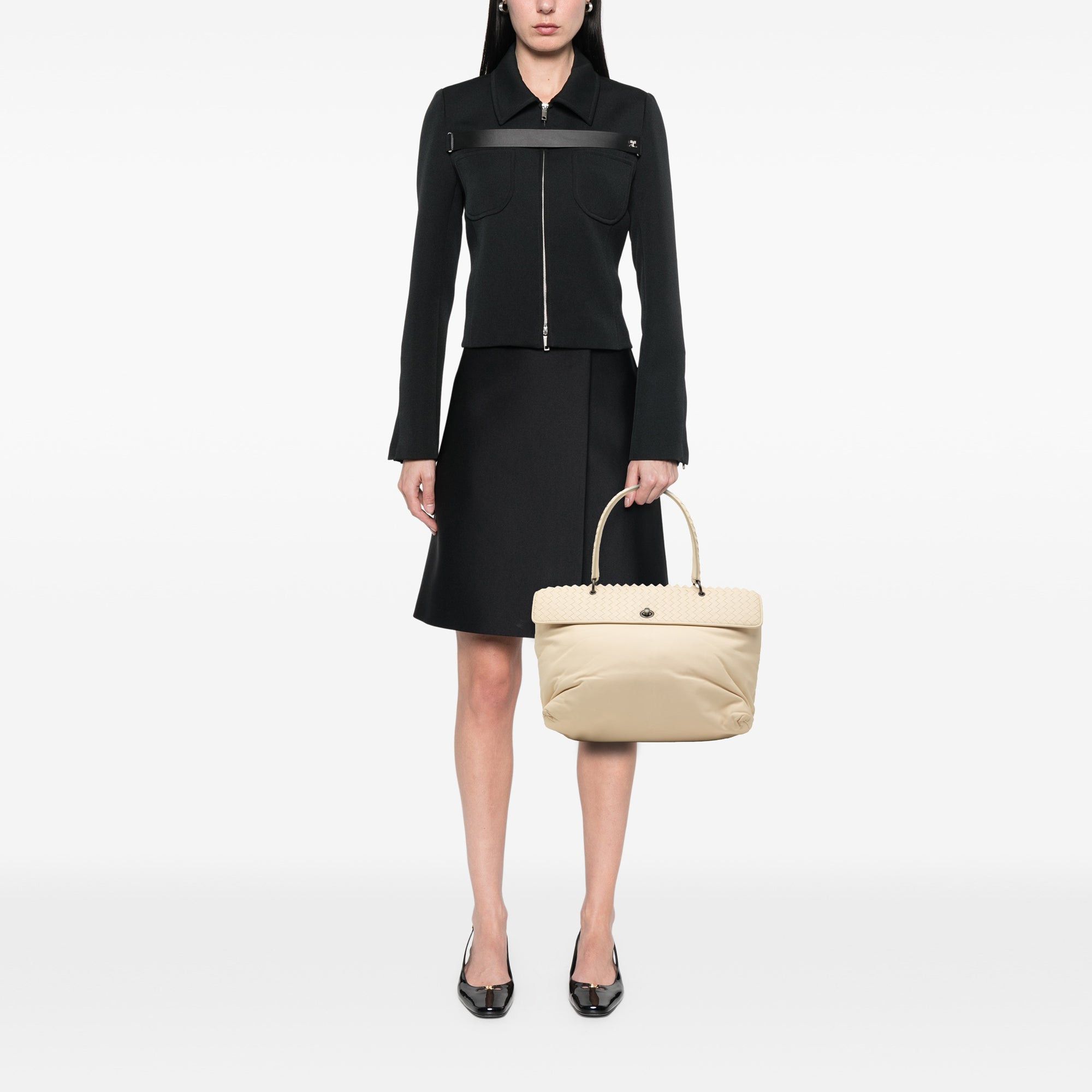 Bottega Veneta Intrecciato Trimmed Nappa Tina Handbag Size ONE SIZE - 7 Thumbnail