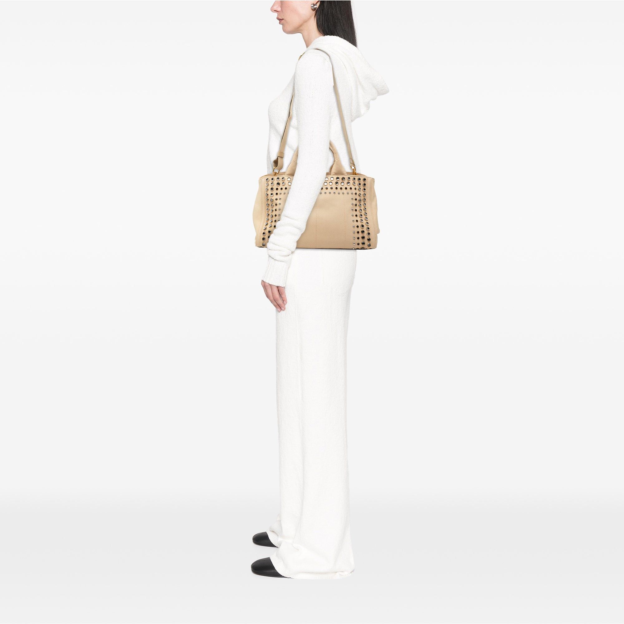 Prada Canvas Canapa Bijoux Satchel Size ONE SIZE - 6 Thumbnail