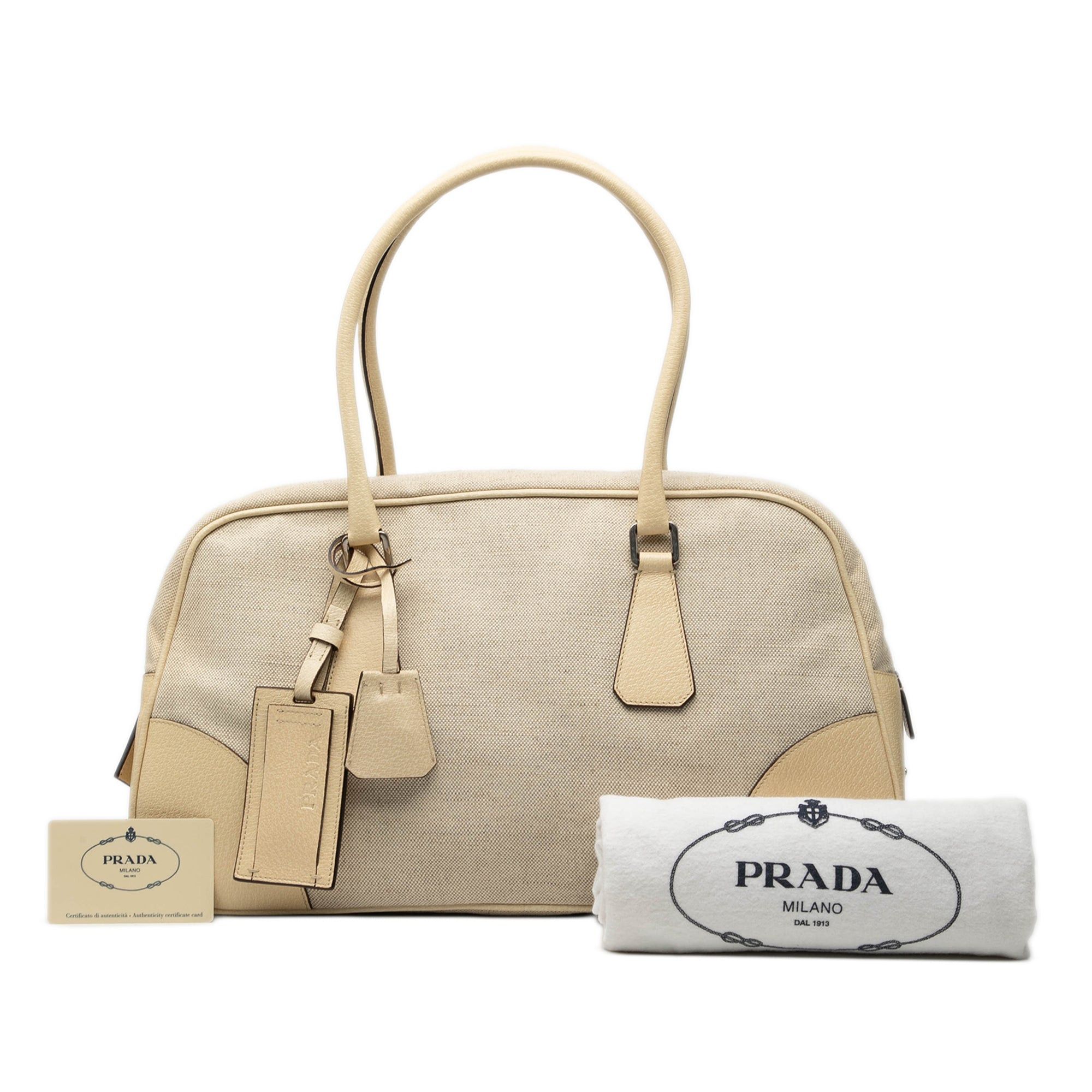 Prada Canvas Shoulder Bag Size ONE SIZE - 7 Thumbnail