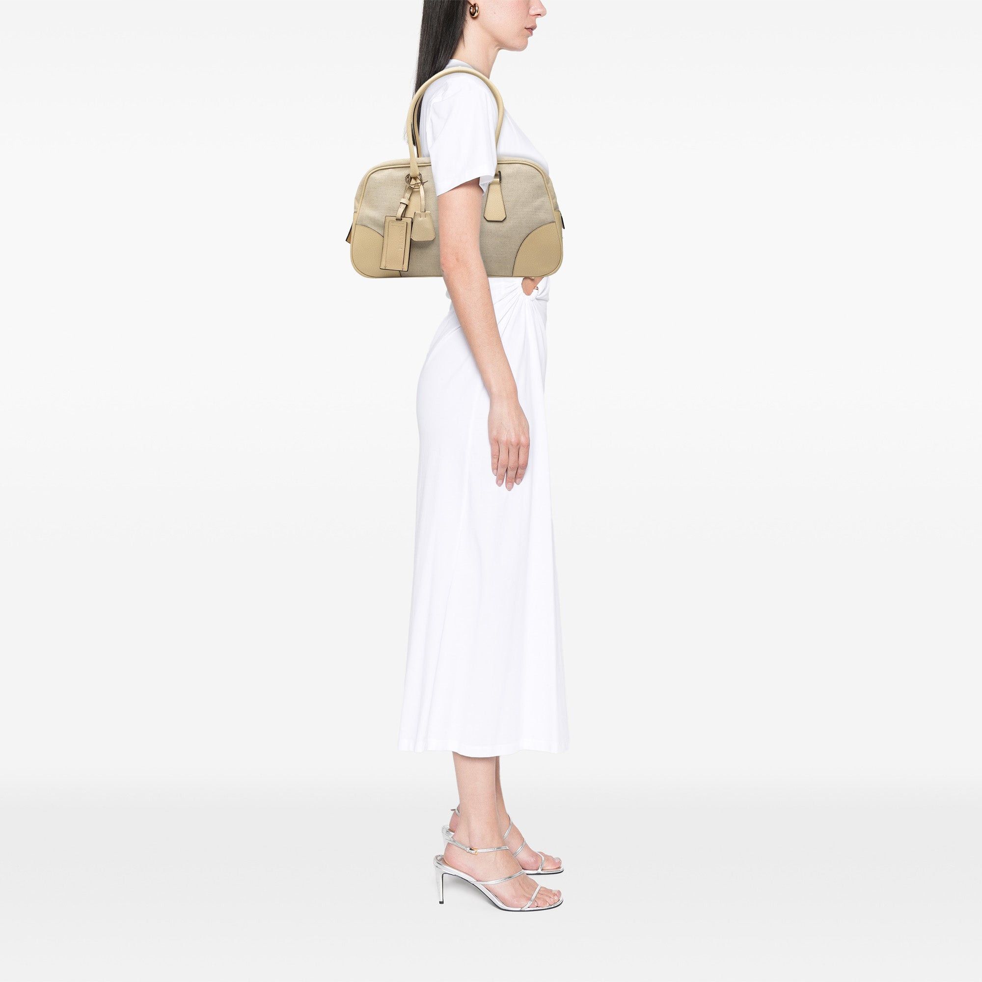 Prada Canvas Shoulder Bag Size ONE SIZE - 6 Thumbnail