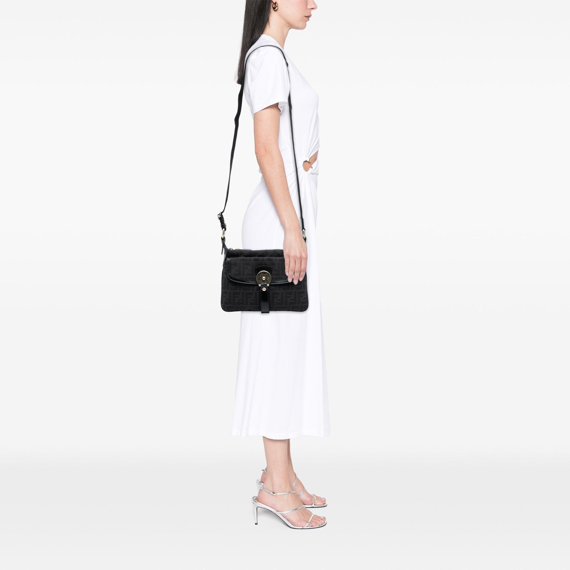 Fendi Zucca Canvas Chef Zip Crossbody Size ONE SIZE - 7 Thumbnail
