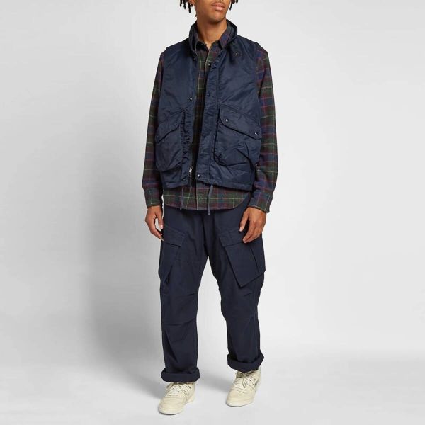 Engineered Garments Engineered Garments Engineered Garments Field Vest Flight Satin Nylon Vest Textile Tops DUTY FREE for USA Size ONE SIZE - 3 Thumbnail