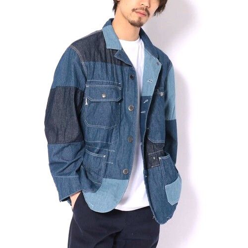 Engineered Garments Engineered Garments Engineered Garments Logger Jacket Washed 8oz Denim Jacket Textile Outerwear DUTY FREE for USA Size ONE SIZE - 3 Thumbnail