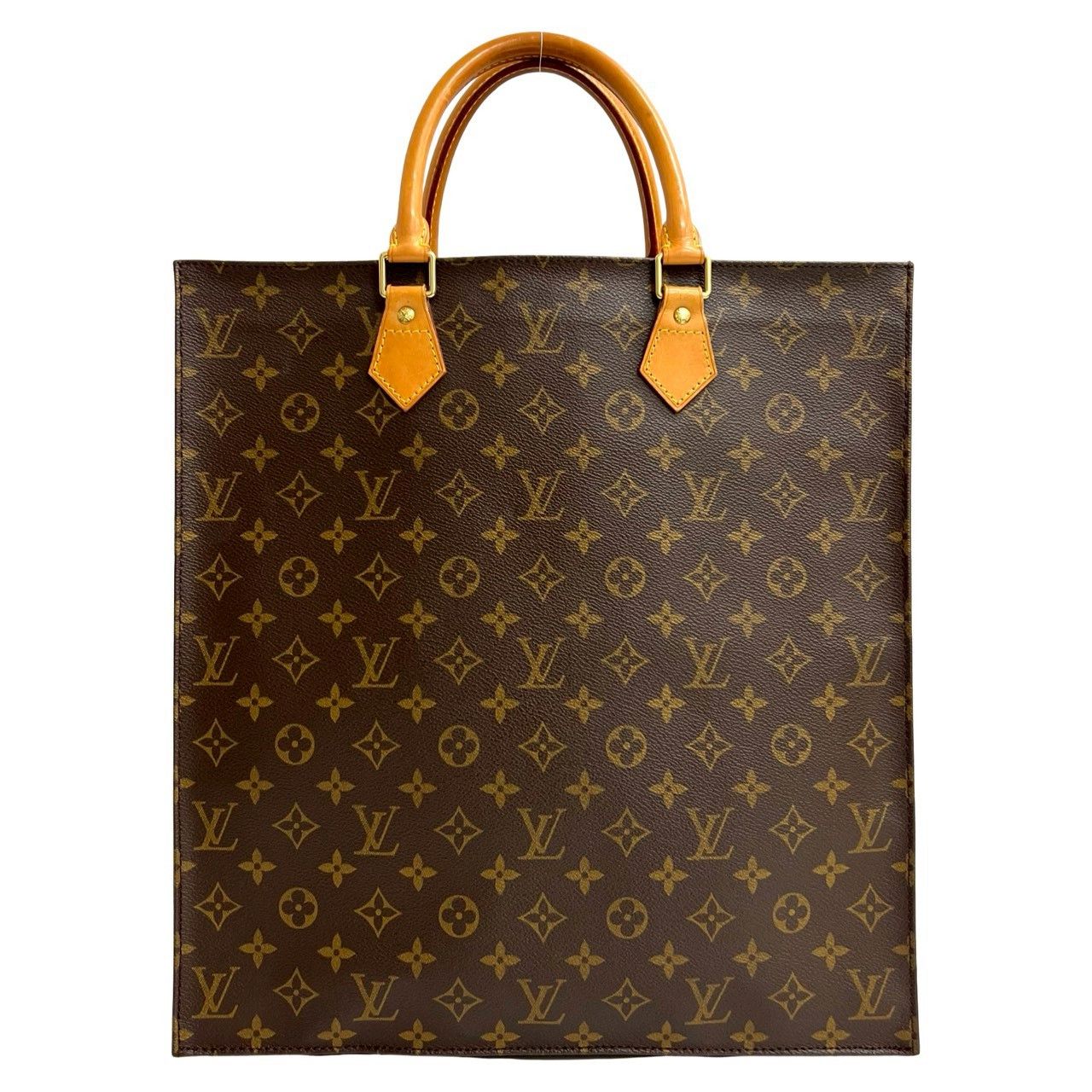 Louis Vuitton Louis Vuitton Louis Vuitton Sac Plat Monogram Handbag Leather Tote Bag DUTY FREE for USA Size ONE SIZE - 2 Thumbnail